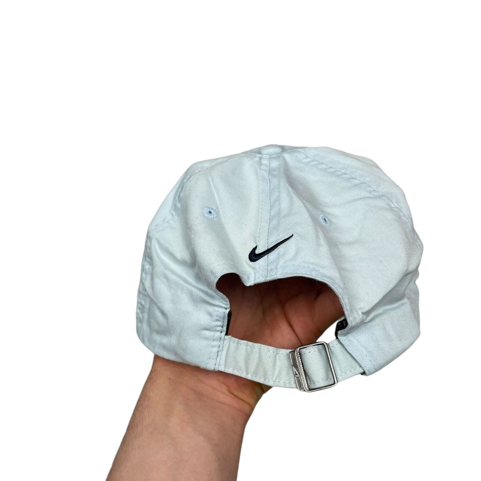 Nike × Vintage Nike Adults Blue Spell Out Adjustable Buckle Strap Golf Hat Size ONE SIZE - 6 Thumbnail