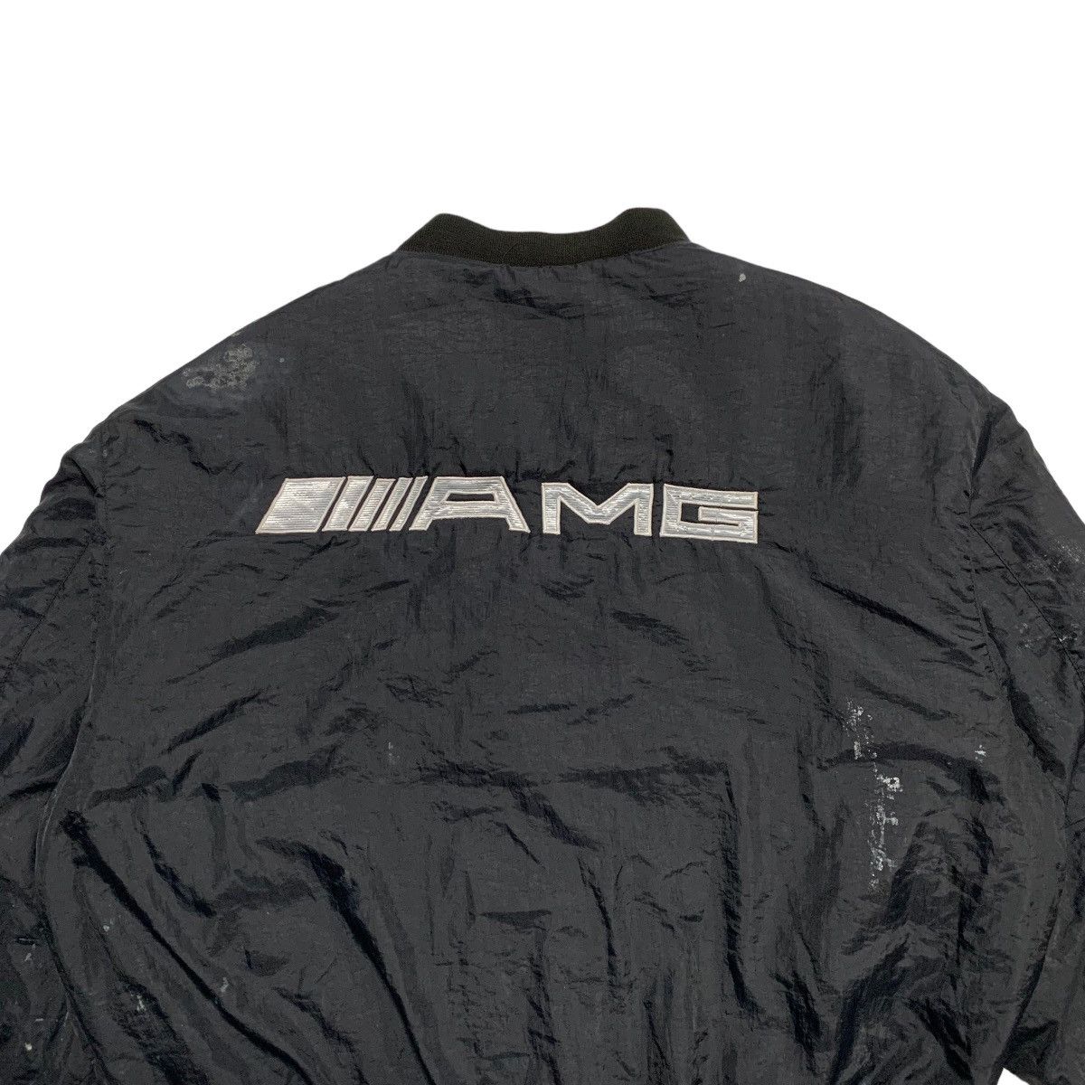 Mercedes-Benz Vintage 80s Mercedes Benz AMG Bomber Jacket Size US L / EU 52-54 / 3 - 8 Thumbnail