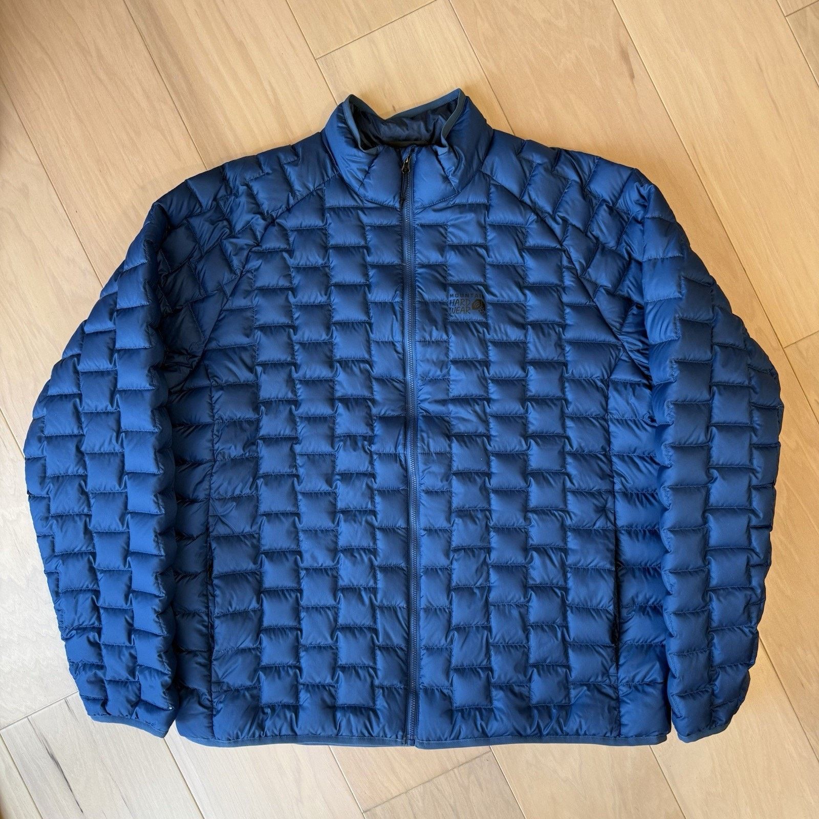 Mountain Hardwear Mountain Hardwear Temescalborz Jacket Blue Full Zip Puffer Size US XXL / EU 58 / 5 - 2 Thumbnail