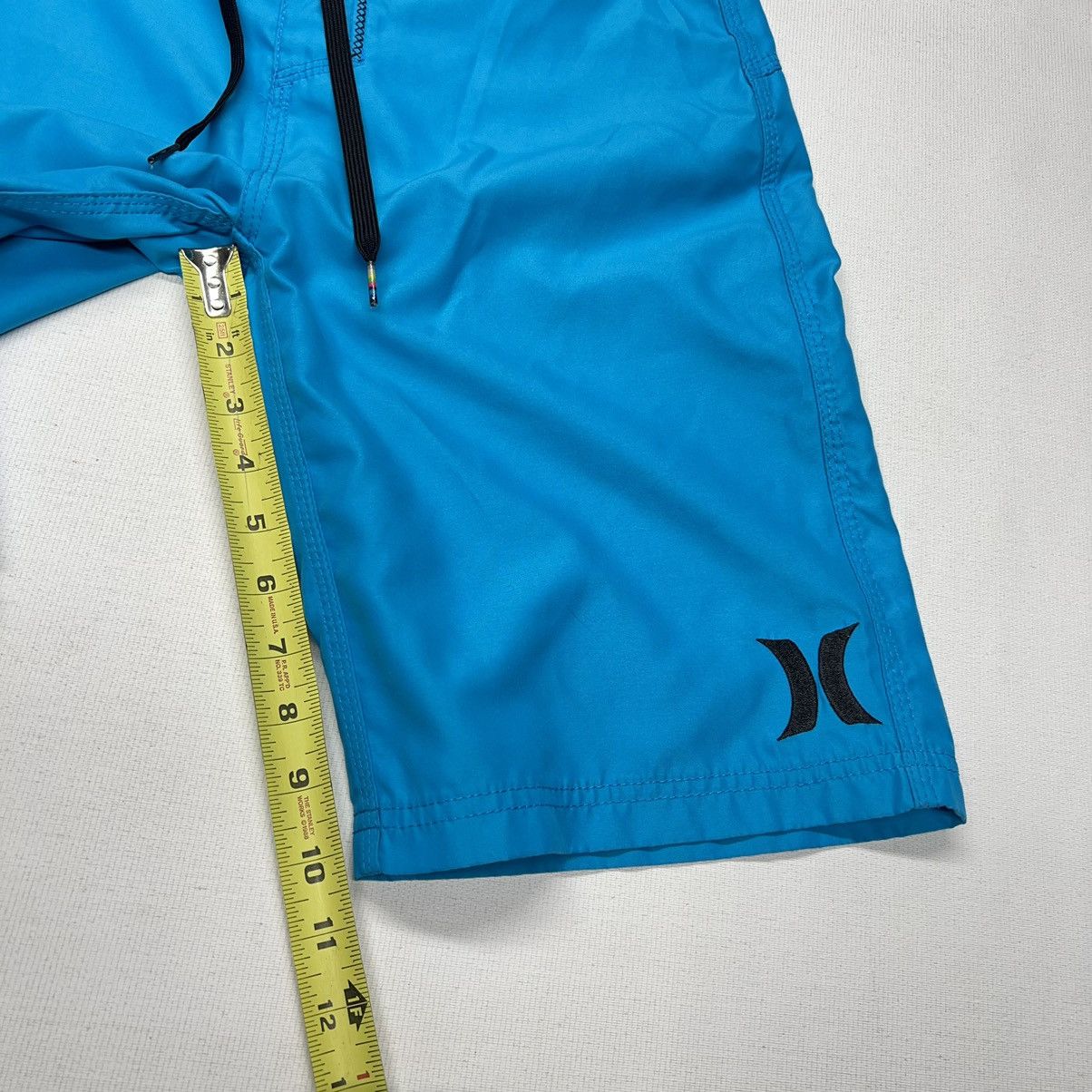 Hurley Hurley Swim Shorts Blue Board Trunks Pocket Beach Pool Logo Size US 29 - 16 Thumbnail