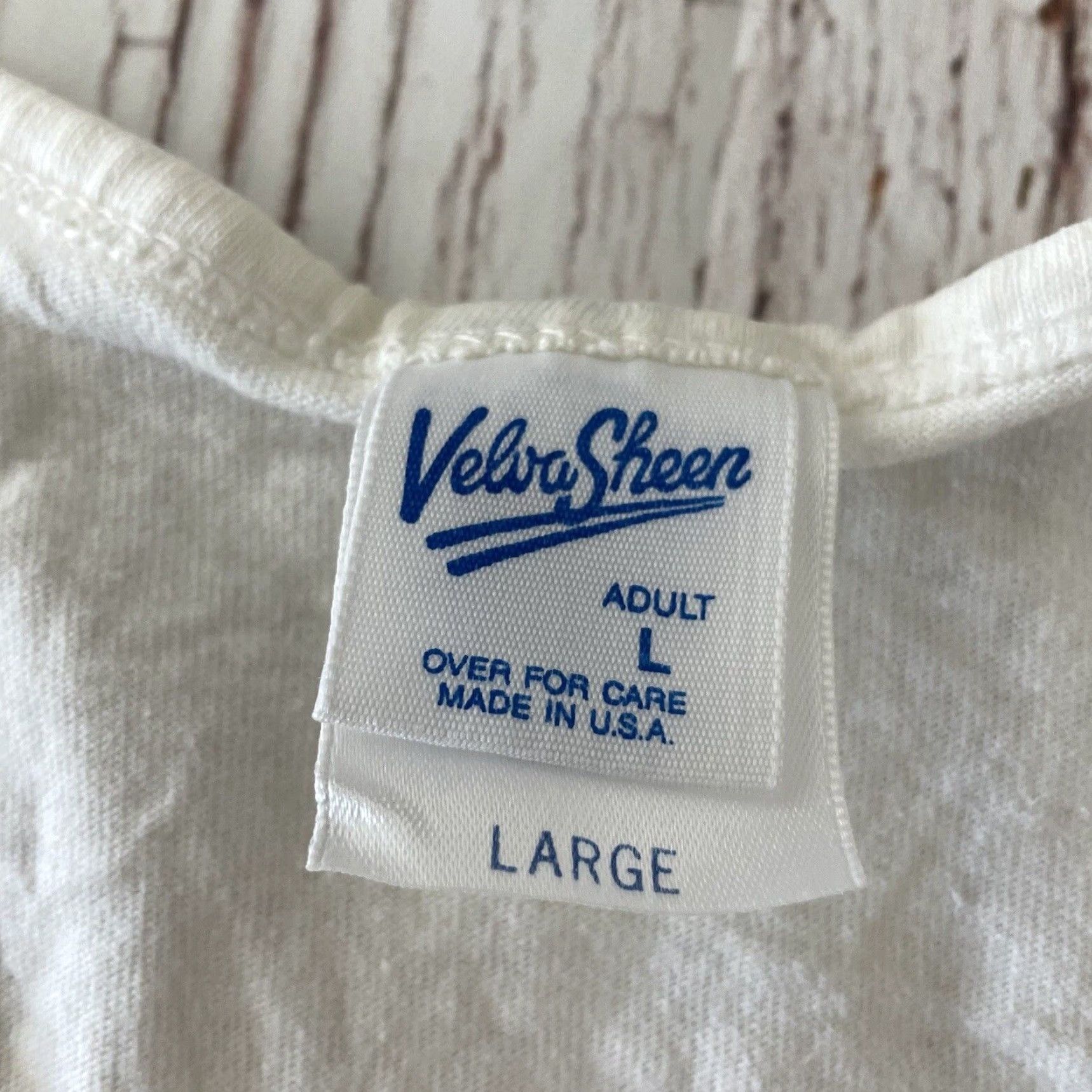 Velva Sheen VINTAGE Velva Sheen T-Shirt Ohio State University Sleeveless Tank Top Mens L White Shirt USA University Sleeveless Mens L Size US L / EU 52-54 / 3 - 2 Thumbnail