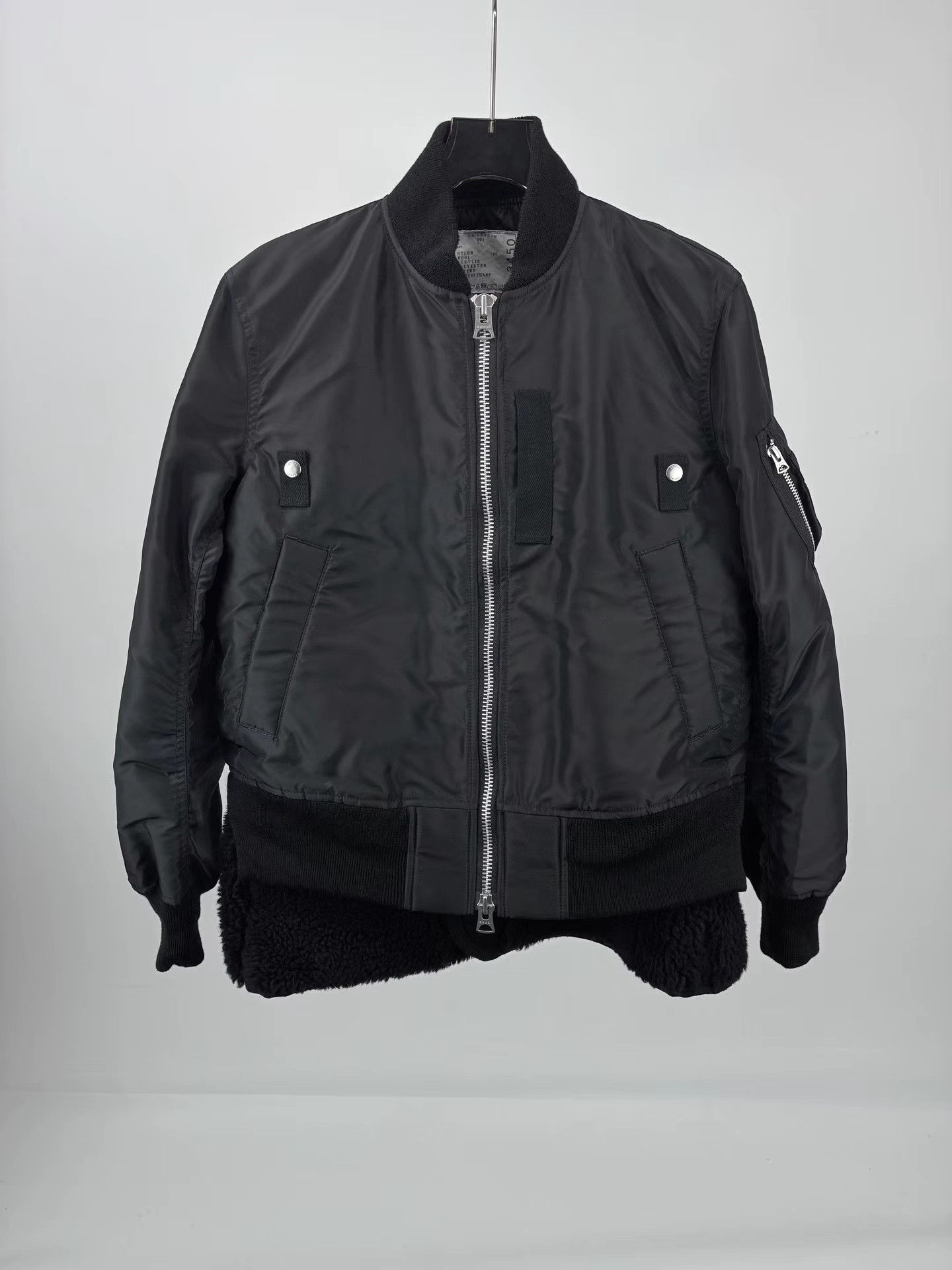 Sacai SACAI Stand Collar Double Zip Utility Jacket Size US S / EU 44-46 / 1 - 1 Thumbnail