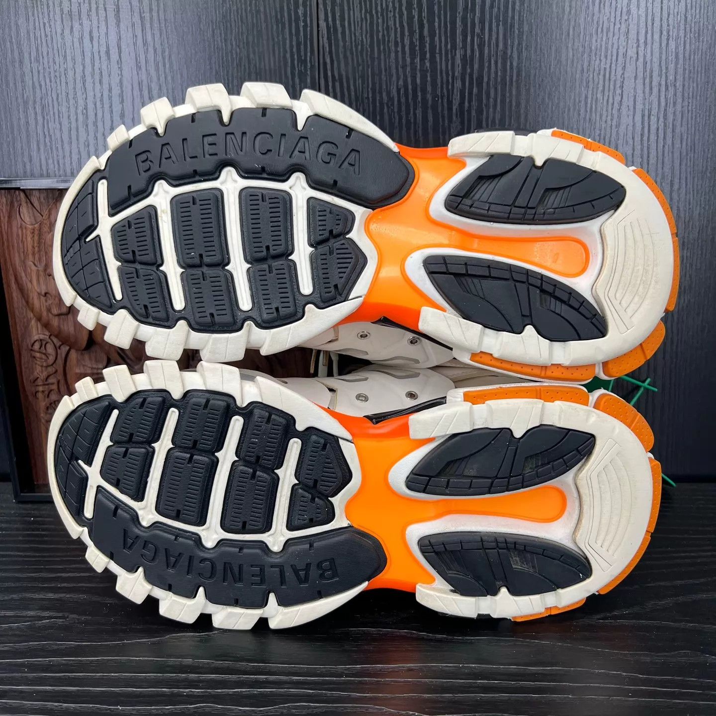 Balenciaga Balenciaga Track White Orange 43 New Size US 10 / EU 43 - 5 Thumbnail