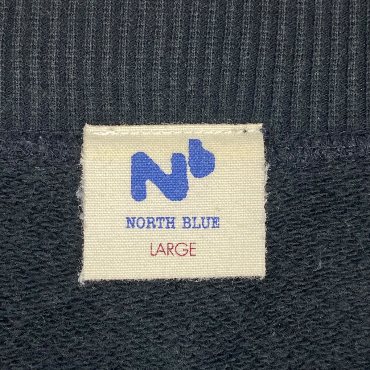 Vintage Vintage North Blue Sweatshirt Crewneck Blue Size L Size US L / EU 52-54 / 3 - 6 Thumbnail