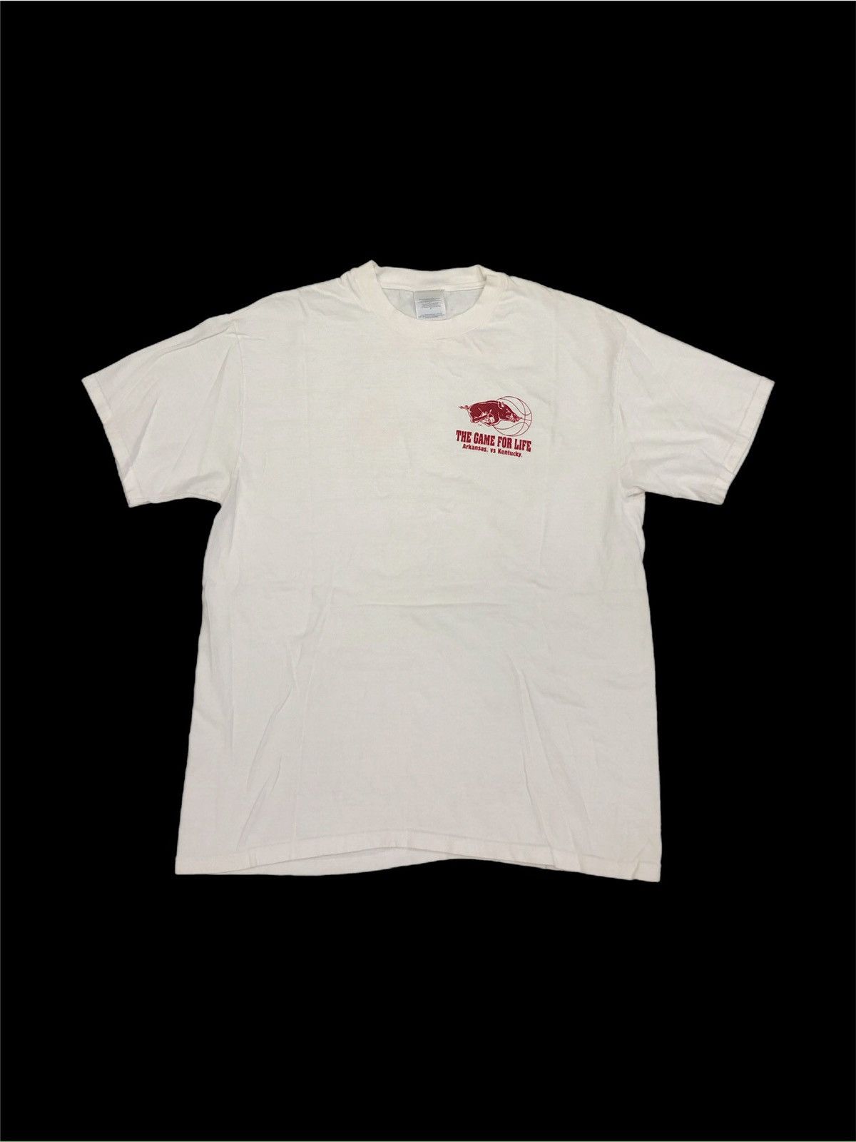 Hanes × Vintage 1998 Arkansas vs Kentucky Basketball Blood Drive Tee Size US L / EU 52-54 / 3 - 2 Thumbnail