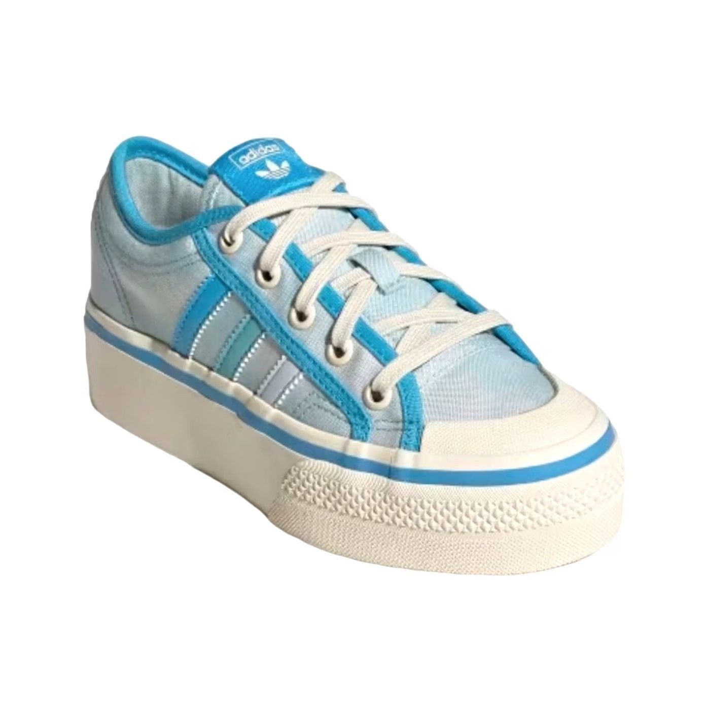 Adidas Adidas Parley Nizza platform sneakers Women 6.5 light blue lace-up Size US 8 / IT 38 - 2 Thumbnail