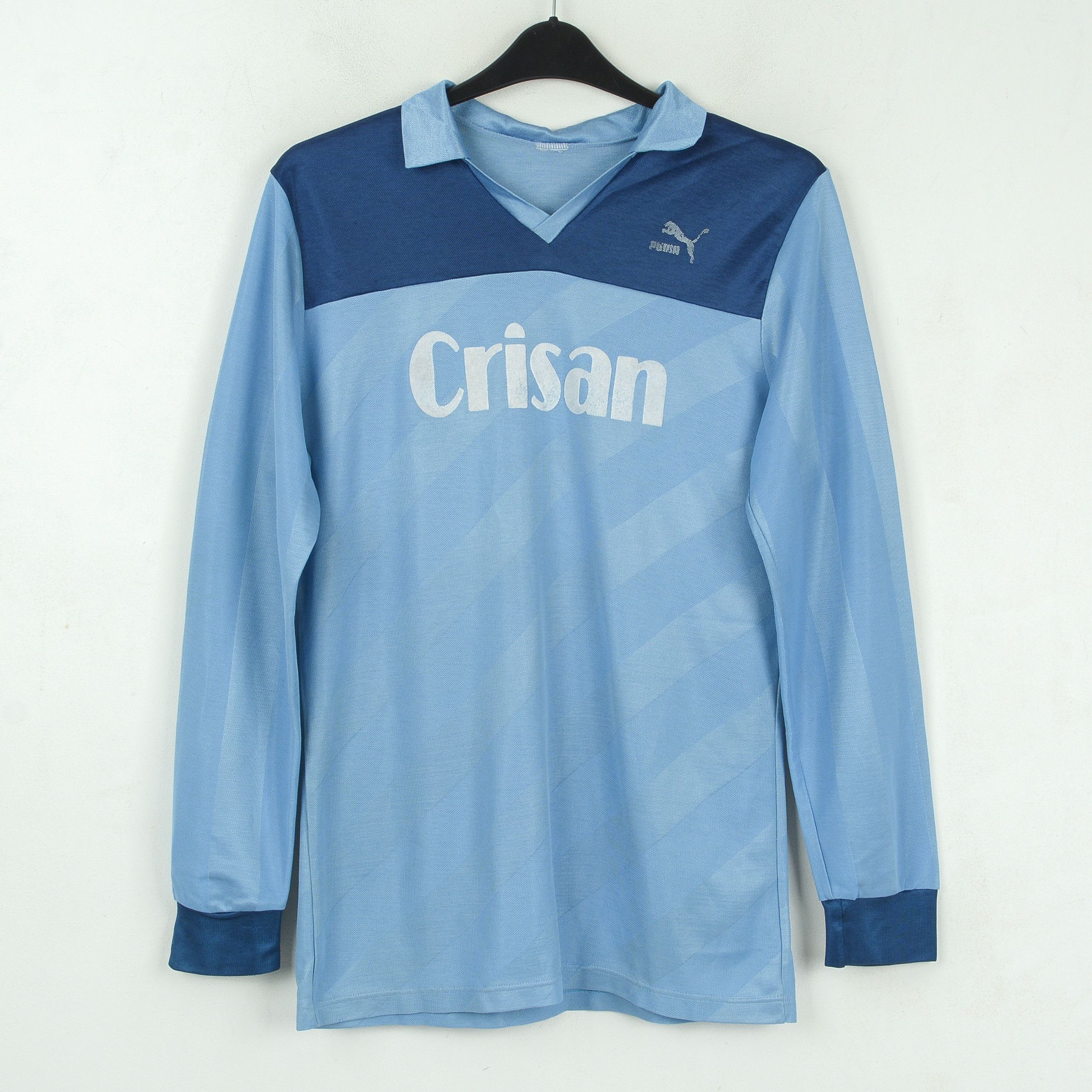 Puma × Vintage Crisan S Football West Germany 80s Long Sleeve Jersey Shirt Size US S / EU 44-46 / 1 - 1 Thumbnail