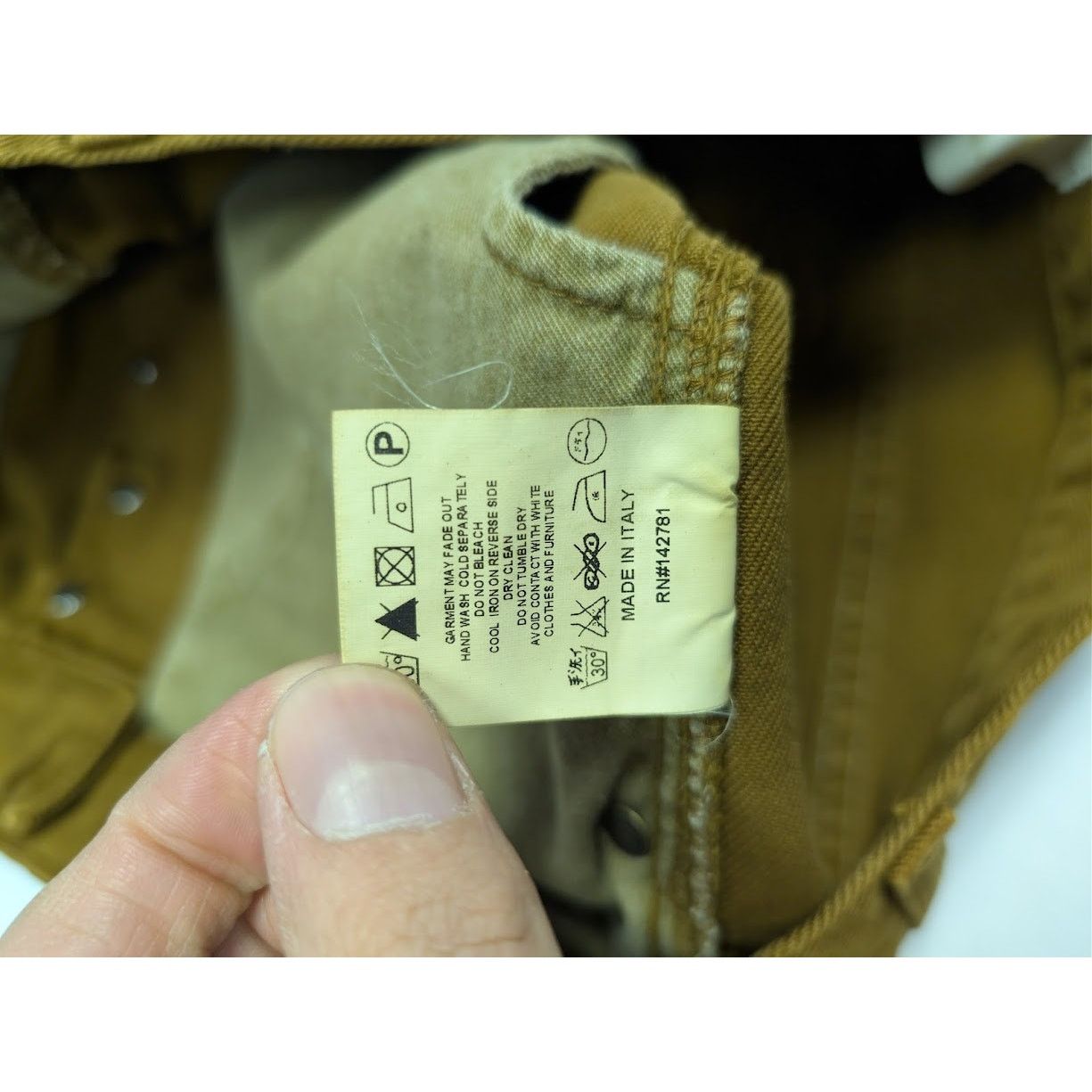 Aime Leon Dore o1rshd1 Garment Dyed Straight Fit Denim in Tapenade Size US 32 / EU 48 - 19 Thumbnail
