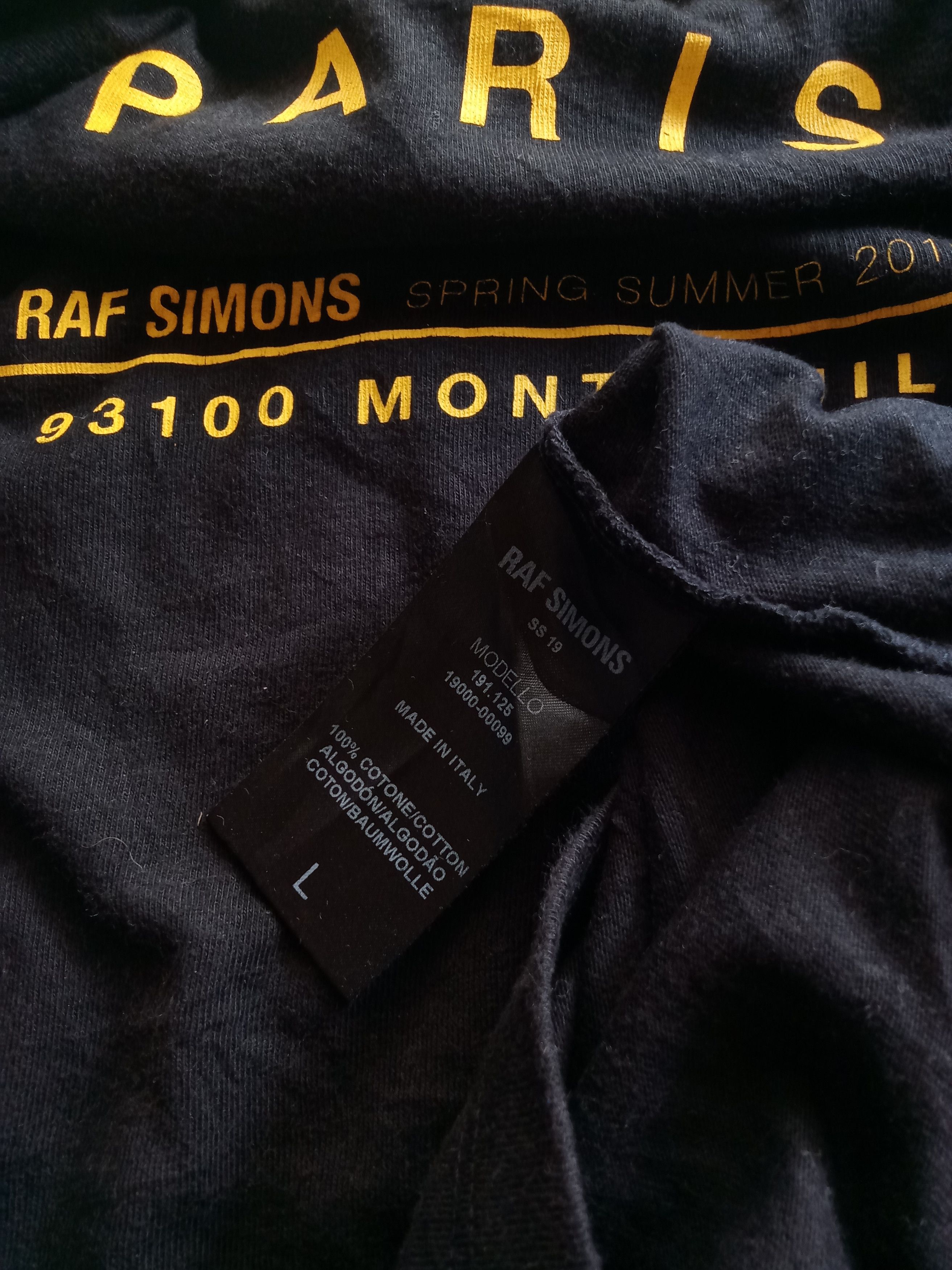 Raf Simons RAF SIMONS Graphic SS/19 Size US L / EU 52-54 / 3 - 5 Thumbnail