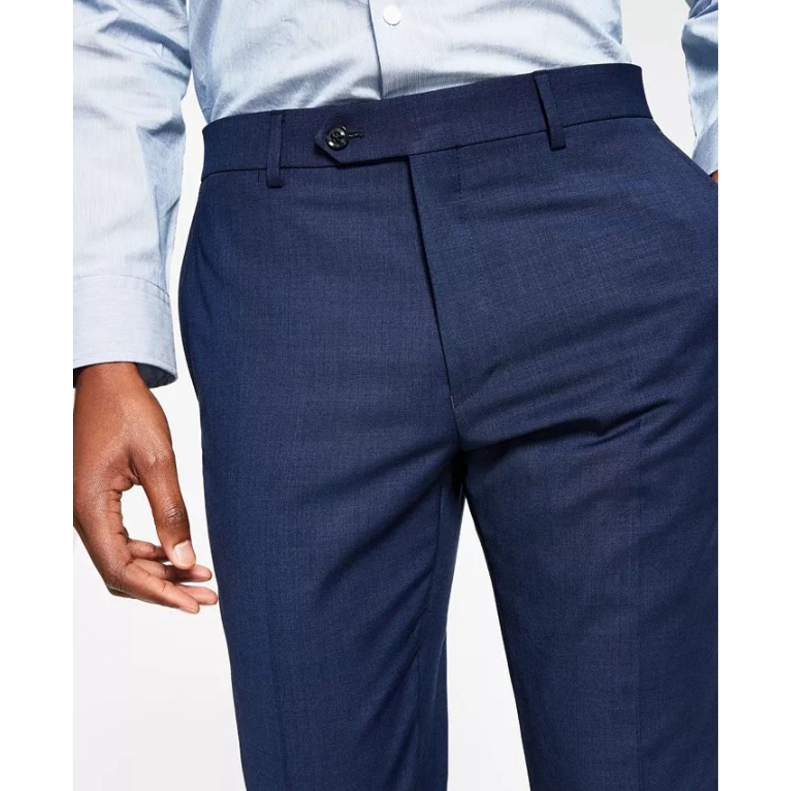 Tommy Hilfiger Tommy Hilfiger Men's Blue Wool TH-Flex Suit Pants Size 40x30 Size US 40 / EU 56 - 4 Thumbnail