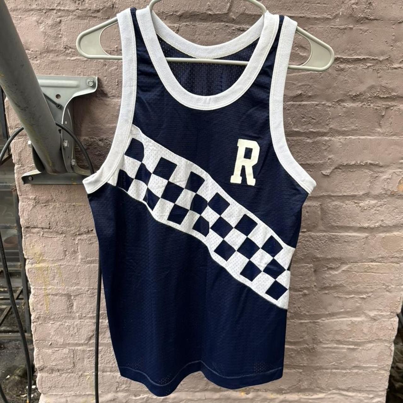 Champion Vintage 80s Champion Checkerboard Mesh Tank Top Jersey Shirt Size US M / EU 48-50 / 2 - 1 Thumbnail