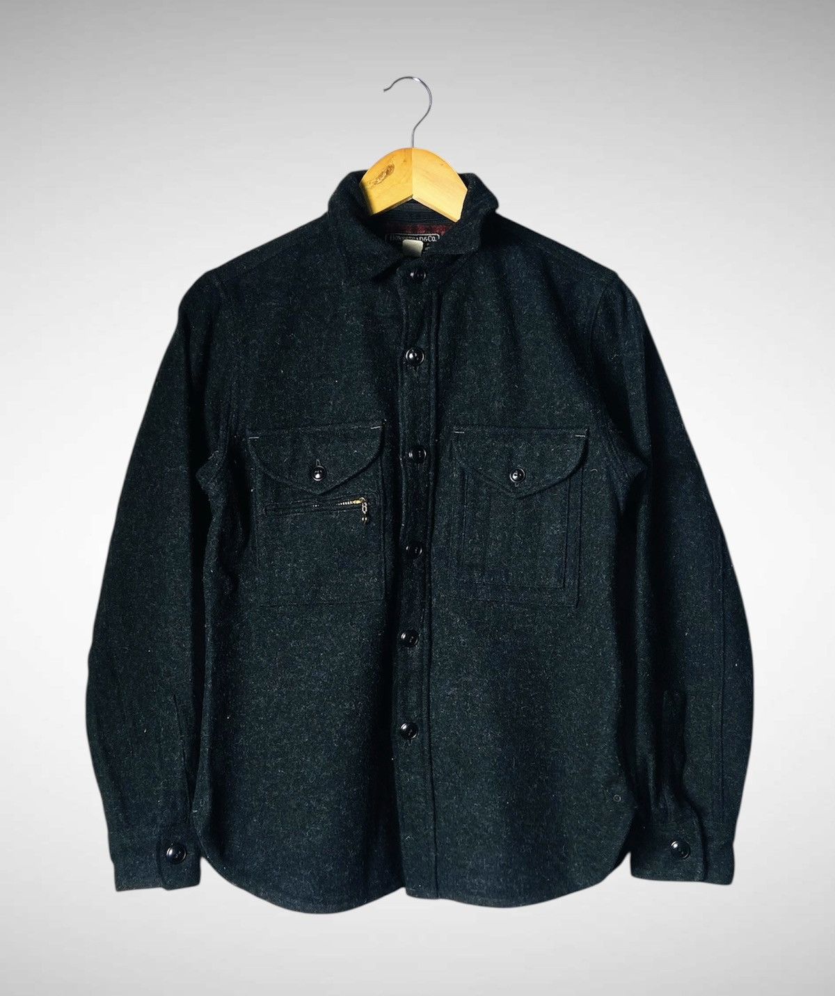 J.S. Homestead Vintage J.S Homestead Button Up Wool Jacket Size US M / EU 48-50 / 2 - 1 Thumbnail