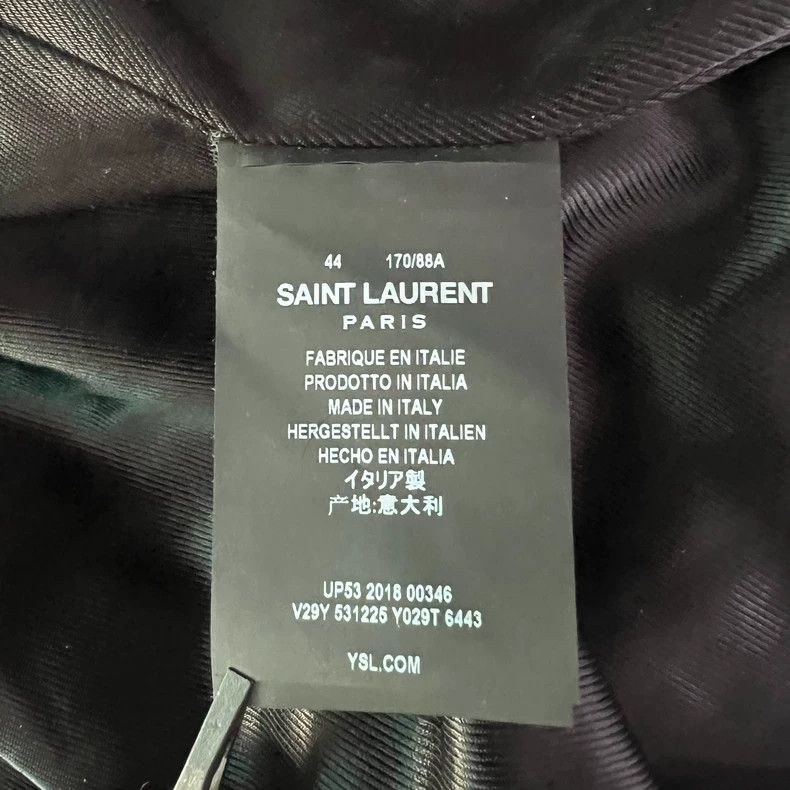 Yves Saint Laurent Saint Laurent18 FW black and red teddy leather sleeves Tedd Size US S / EU 44-46 / 1 - 5 Thumbnail