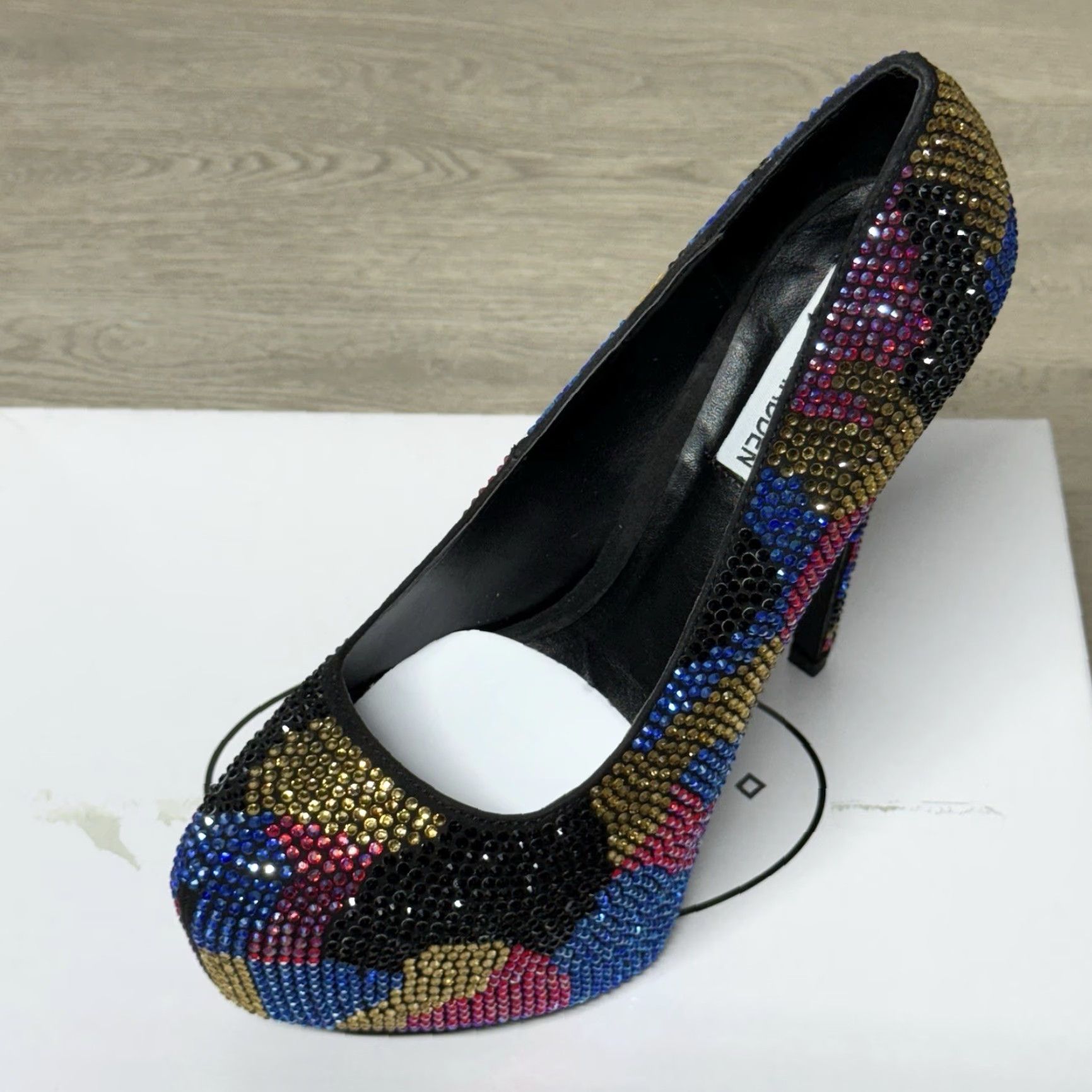 Steve Madden VINTAGE Steve Madden Dyvinal Camouflage Crystal Platform Stiletto Pump Women’s Size 8.5 Size US 6.5 / IT 36.5 - 2 Thumbnail