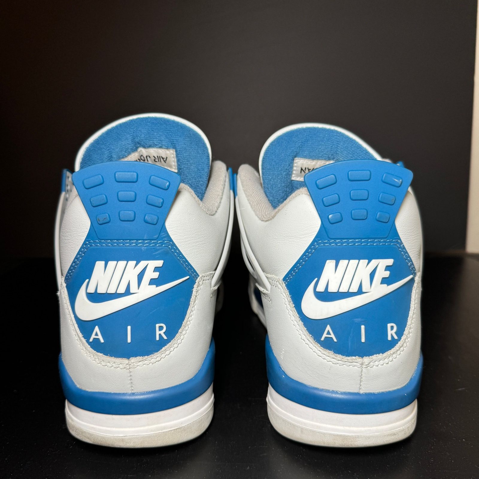 Jordan Brand × Nike Size 12.5 Air Jordan 4 Retro Military Blue 2024 Men's Shoes Size US 12.5 / EU 45-46 - 6 Thumbnail