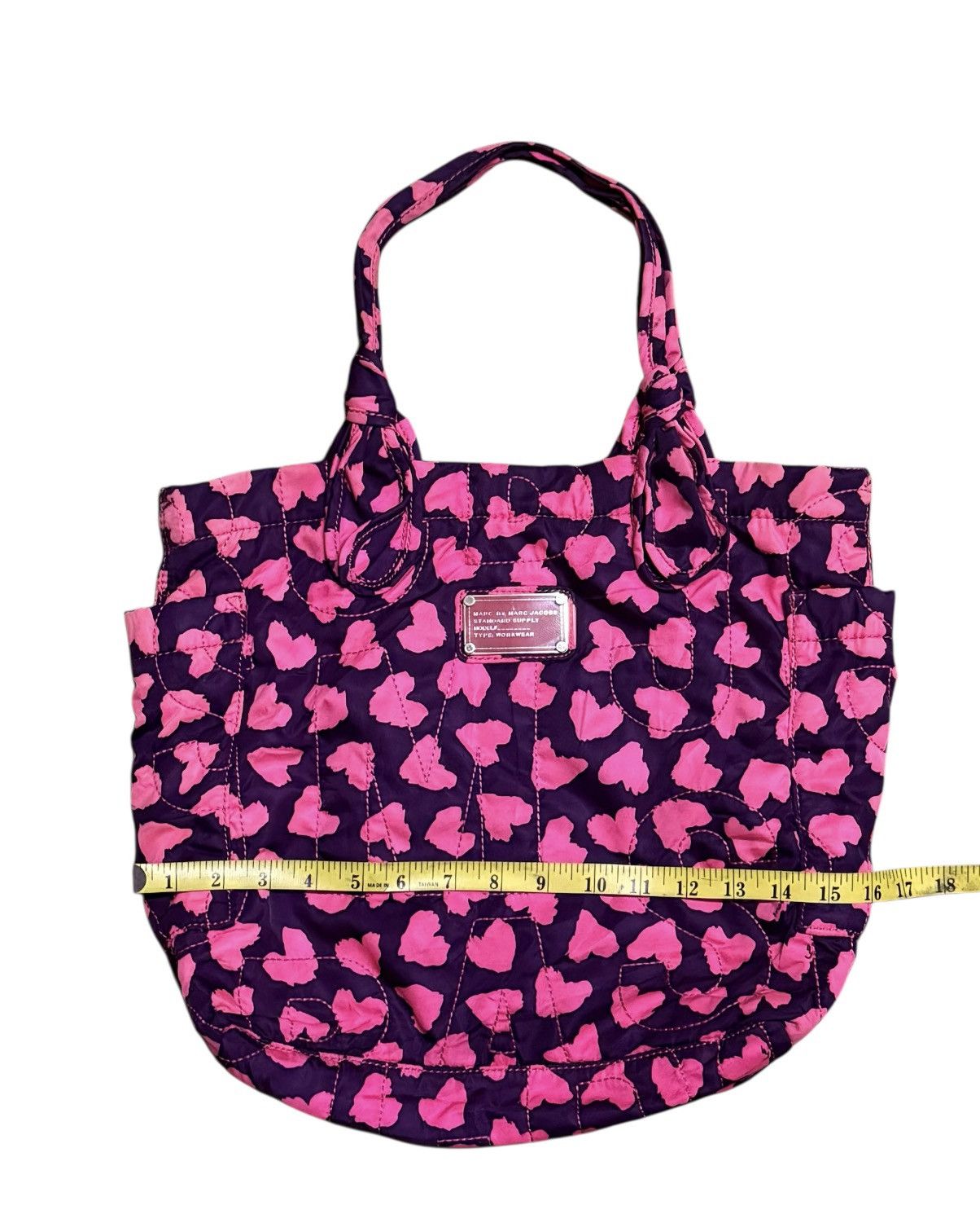 Marc by Marc Jacobs MARC JACOBS Totes Bag Nylon Heart-Prints Size ONE SIZE - 7 Thumbnail