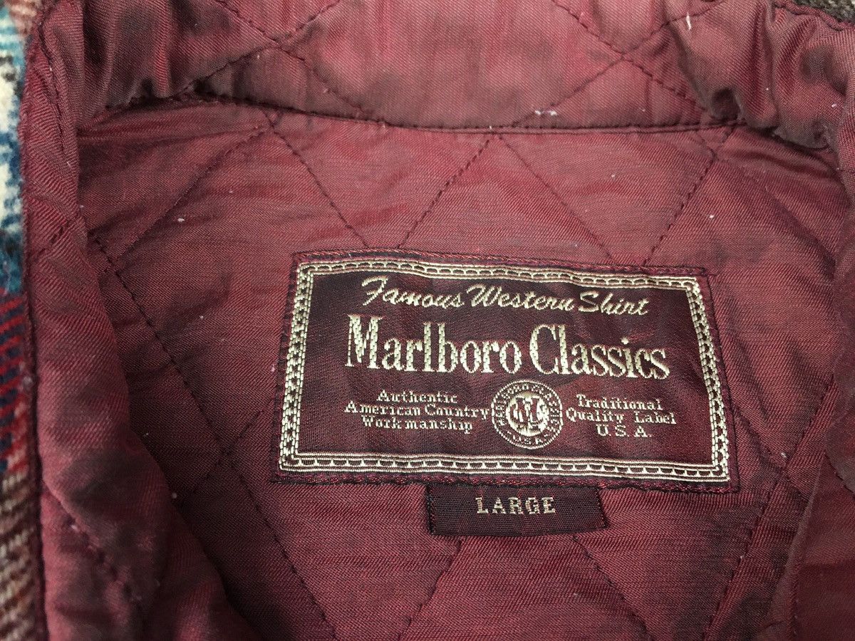 Flannel × Marlboro Classics Marlboro Classics Western Shirt Flannel Plaid Checked Size US L / EU 52-54 / 3 - 8 Thumbnail