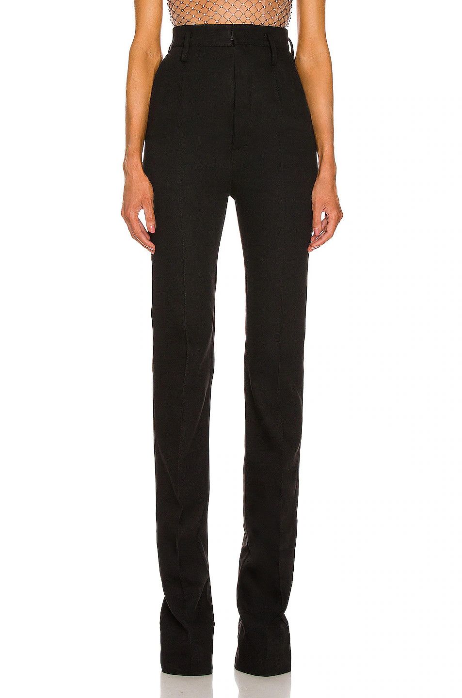 Saint Laurent Paris o1b1hav111224 High Waisted Denim Pants in Black Size 27" / US 4 / IT 40 - 1 Thumbnail