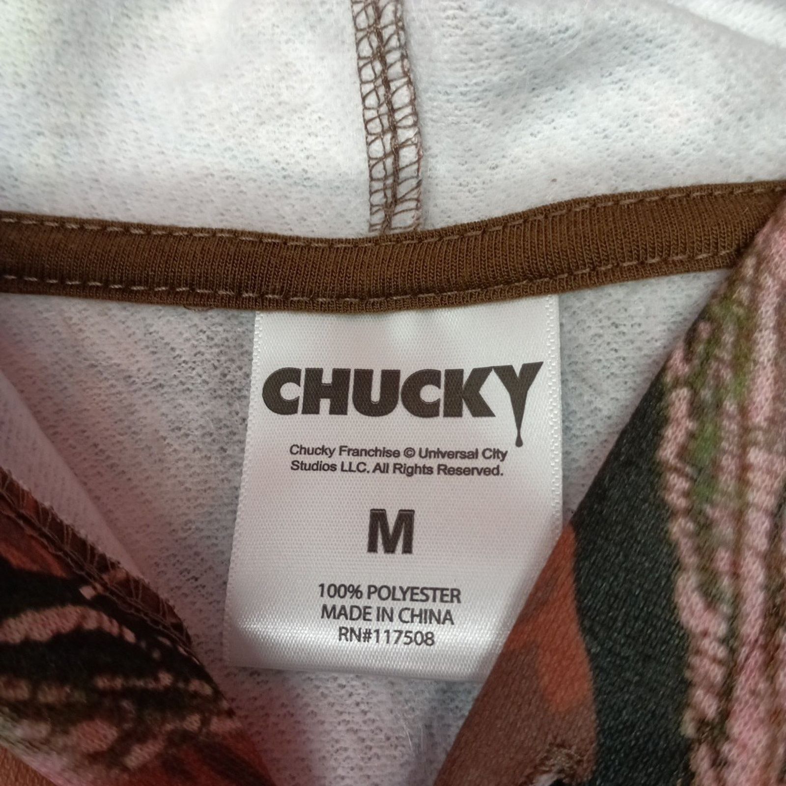 Other Men's Size M Childs Play Chucky Good Guys Camouflage Hoodie Size US M / EU 48-50 / 2 - 4 Thumbnail