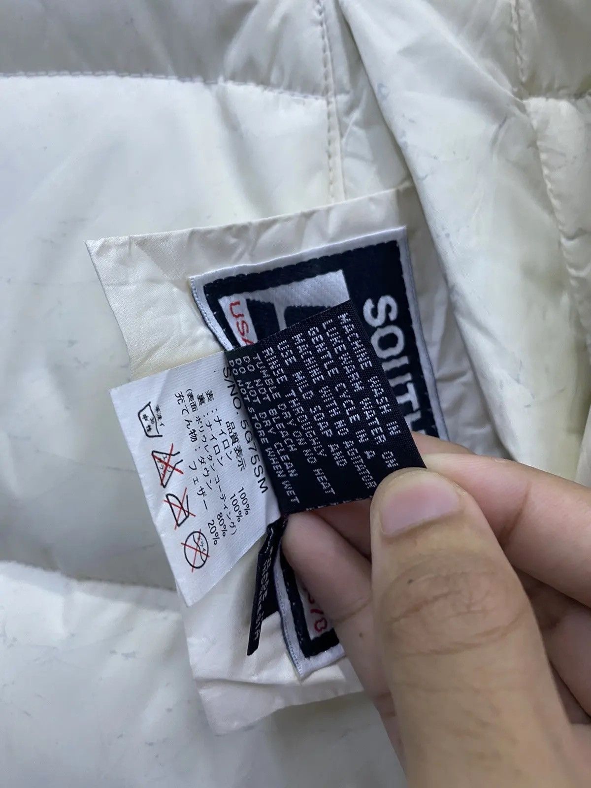 JNCO 🔥SOUTHPOLE PUFFER GOOSE DOWN REVERSIBLE BOMBER JACKET Size US L / EU 52-54 / 3 - 14 Thumbnail