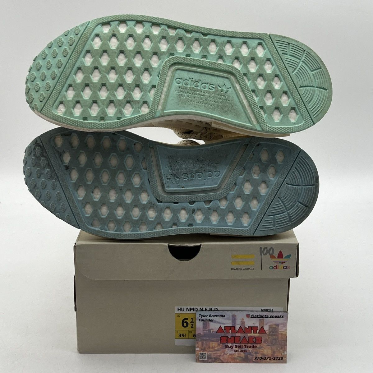 Adidas Pharrell x n.e.r.d x nmd human race 20th anniversary Size US 6.5 / EU 39-40 - 8 Thumbnail