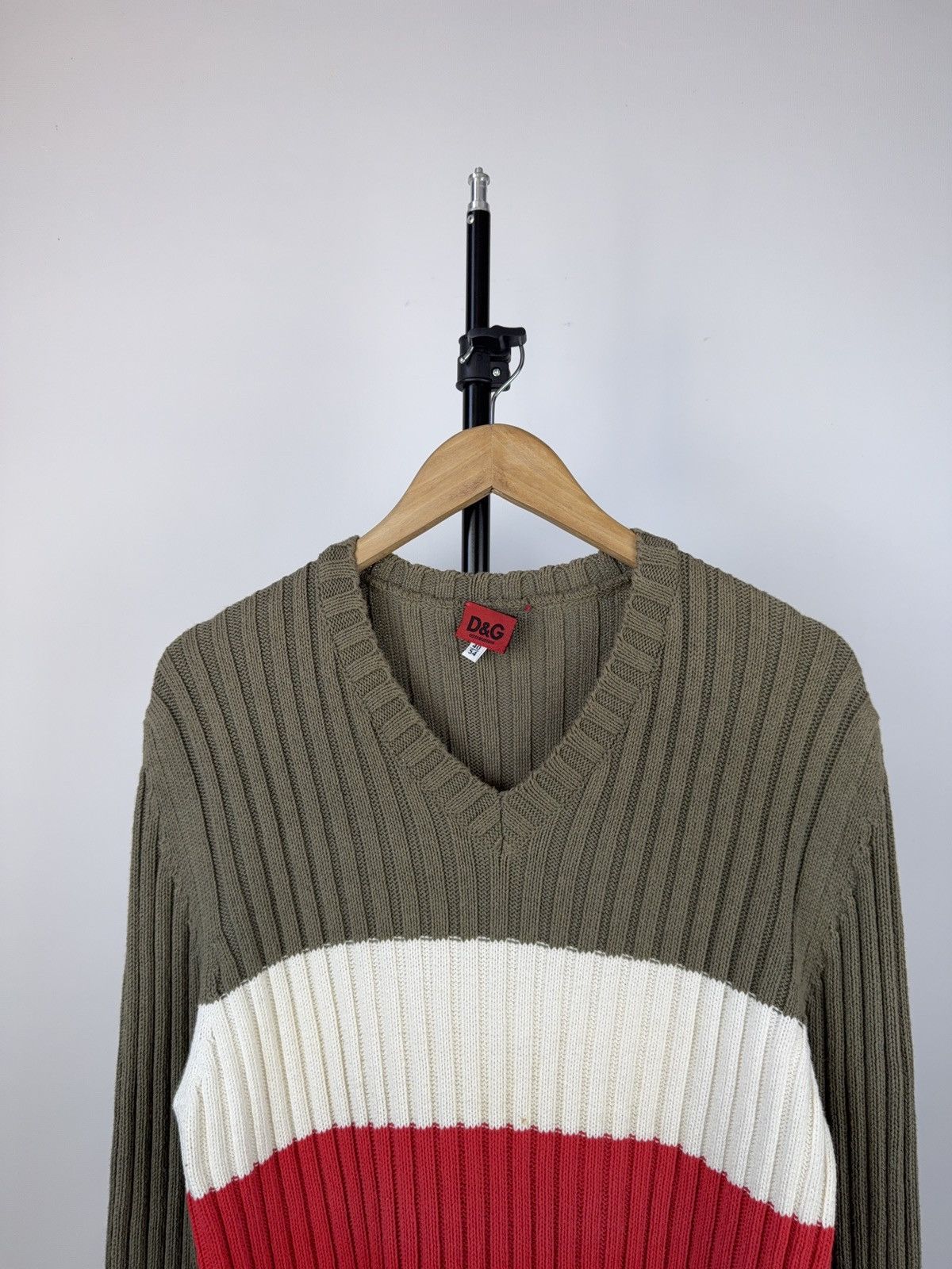Dolce & Gabbana × Vintage Vintage Dolce & Gabbana Sweater AvantGarde Style 00s Size US L / EU 52-54 / 3 - 3 Thumbnail