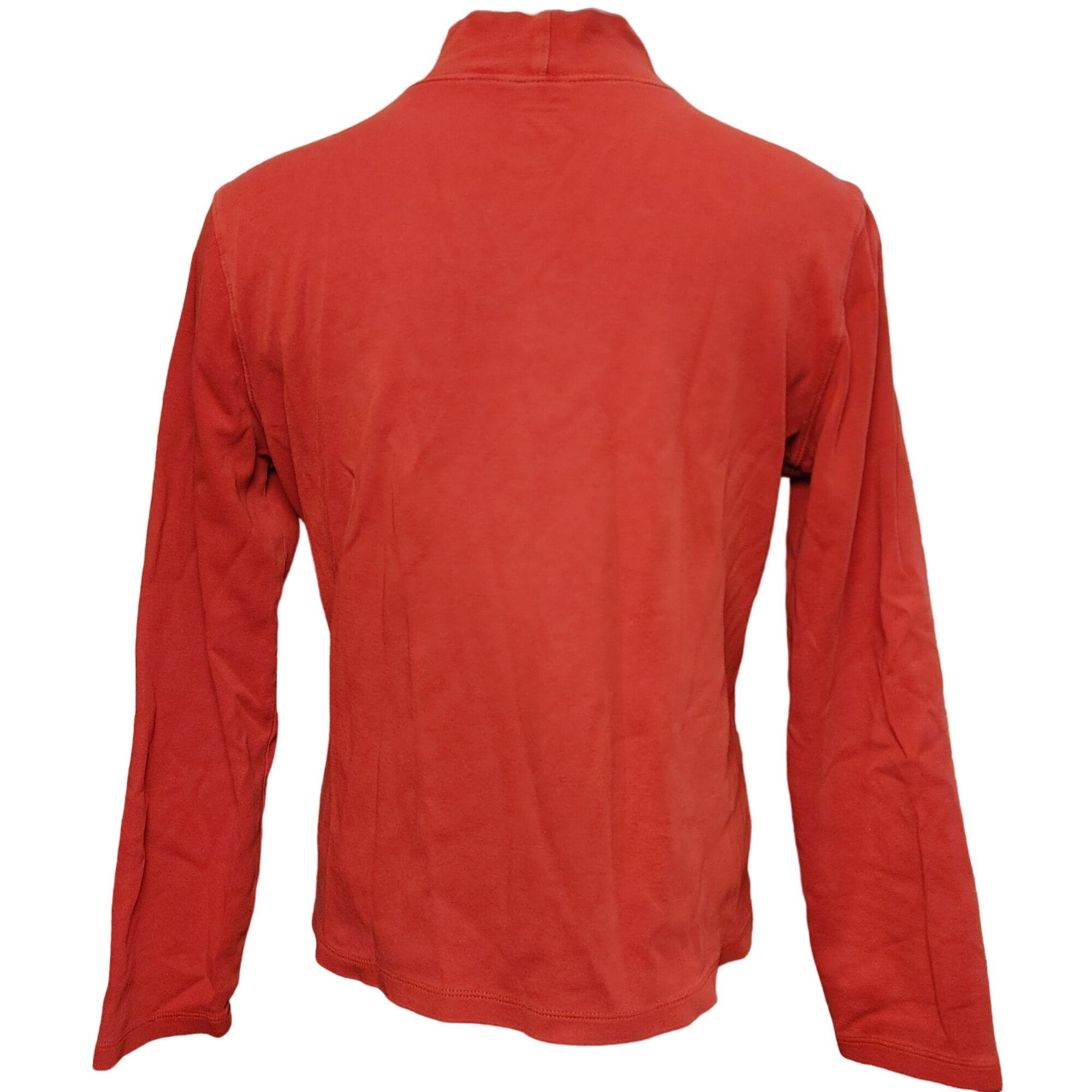 Other St.John's Bay Women's Red Classic Mock Neck Long Sleeve Swea Size L / US 10 / IT 46 - 2 Thumbnail