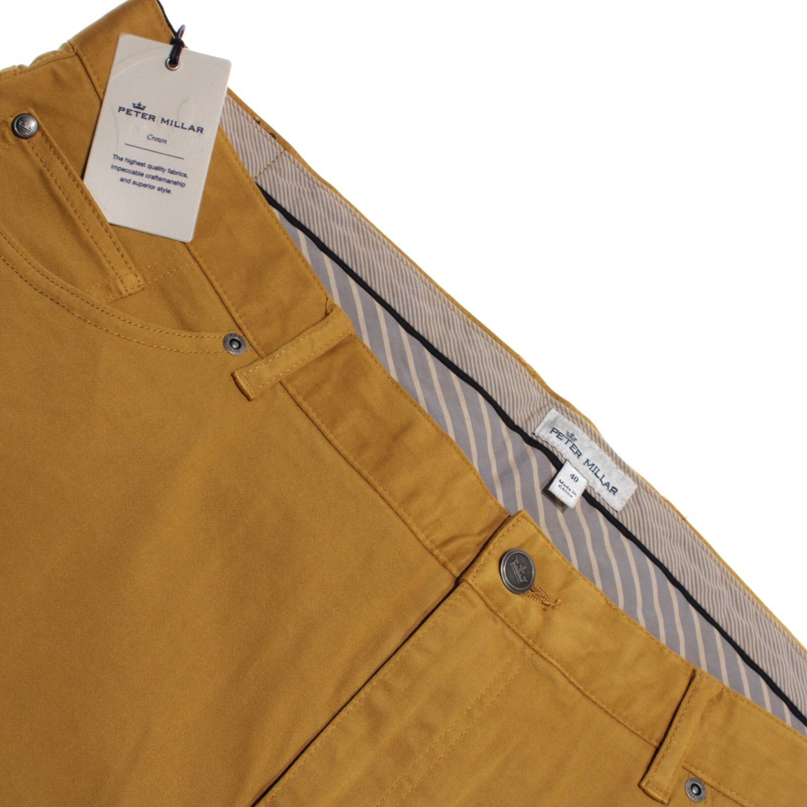 Peter Millar Peter Millar New with tags Chino Size 40 US In Yellow Size US 40 / EU 56 - 1 Thumbnail