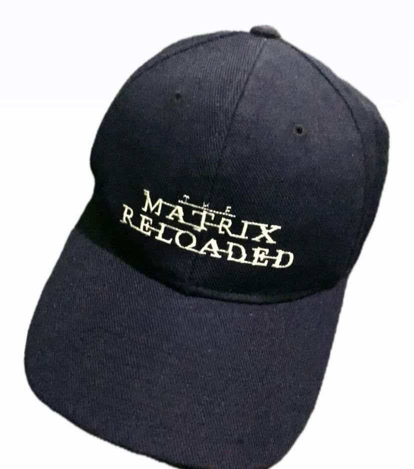 Movie × Vintage × Warner Bros Vintage The Matrix Reloaded Snapback Hat ...