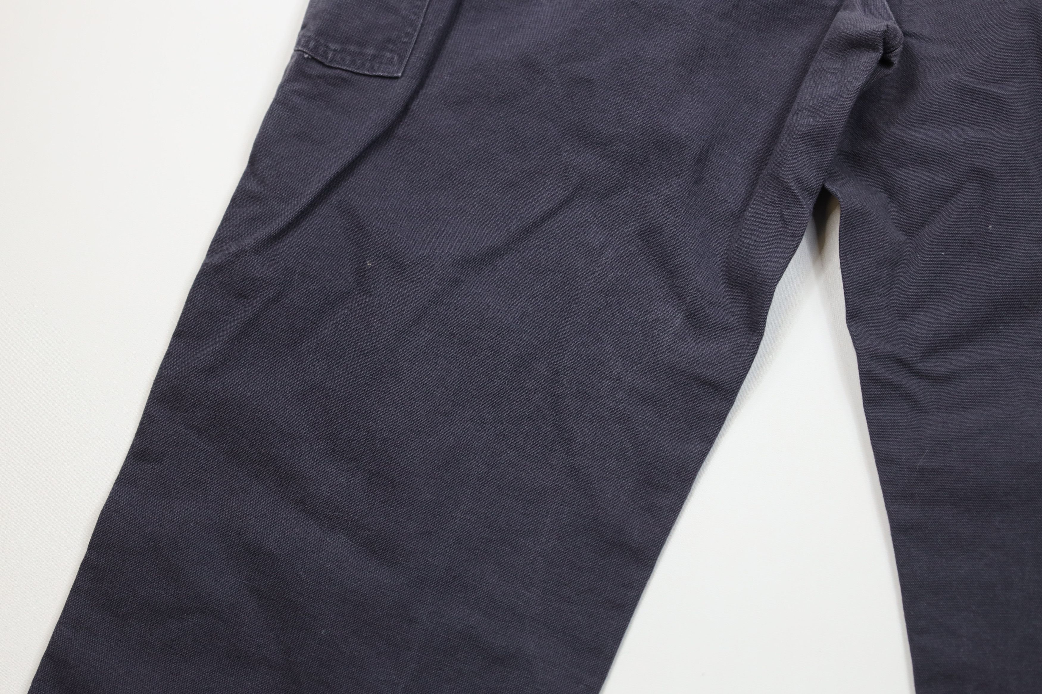 Carhartt Vintage Y2K Carhartt Wide Leg Canvas Dungaree Pants Blue Size US 44 / EU 60 - 13 Thumbnail