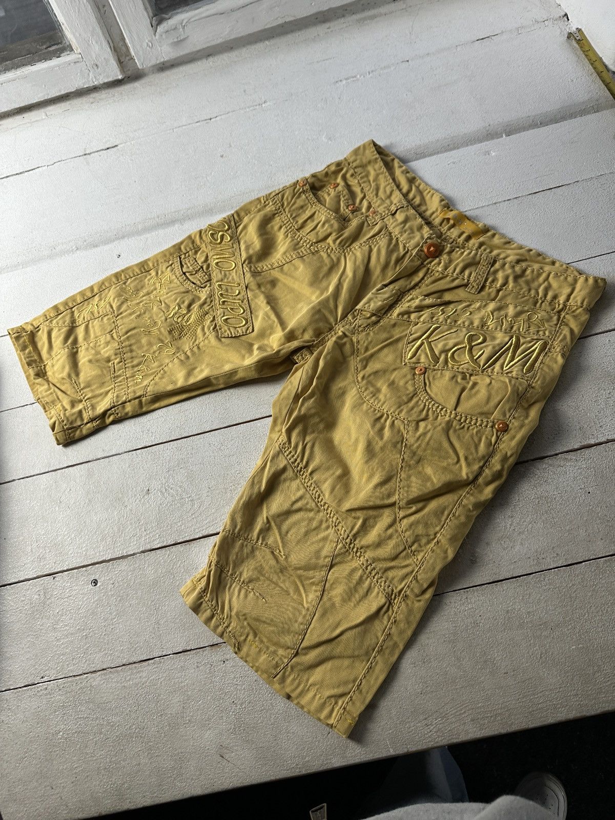 Other 🚨RARE COSMO LUPO BIG LOGO CARGO SHORTS Y2K VINTAGE Size US 34 / EU 50 - 7 Thumbnail