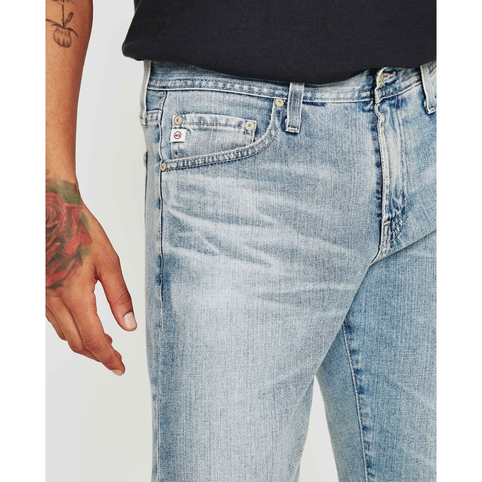 AG Adriano Goldschmied AG 32X33 Adriano Goldschmied Tellis Modern Slim Denim $225 Size US 32 / EU 48 - 3 Thumbnail