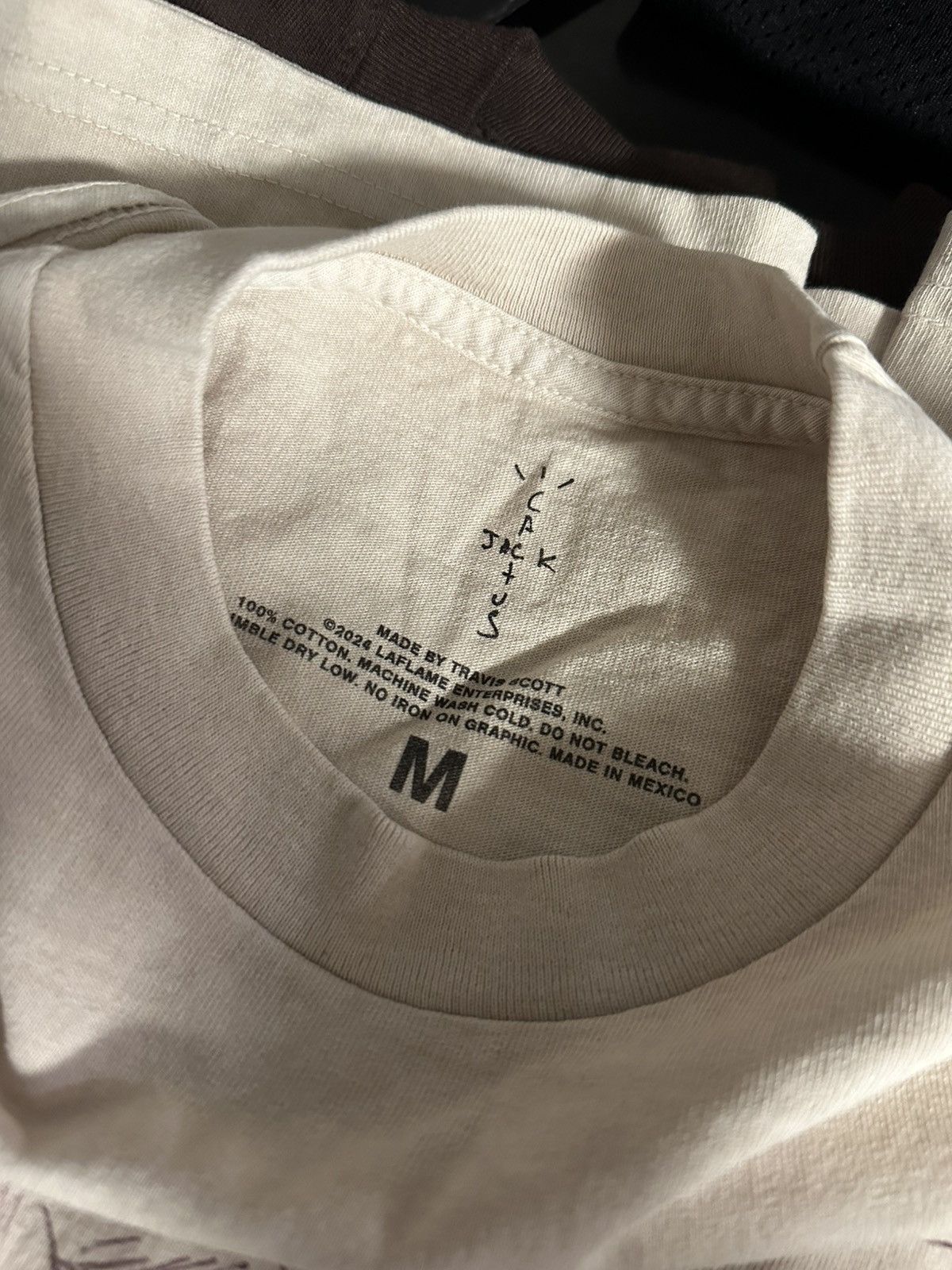 Travis Scott Travis Scott Las Vegas Live Tee Cream Size US M / EU 48-50 / 2 - 3 Thumbnail