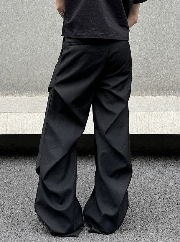 Japanese Brand × Vintage Outdoor retro cleanfit ruched pleated flared pants Size US 34 / EU 50 - 5 Thumbnail