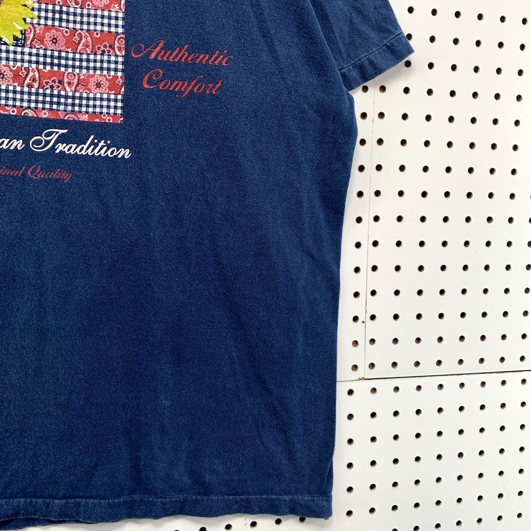 Vintage Vintage Finest Spirit Shirt Mens XL Blue Single Stitch Sunflower Made USA Size US XL / EU 56 / 4 - 4 Thumbnail