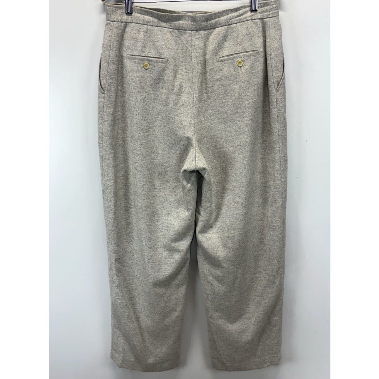 Ralph Lauren VINTAGE Lauren Ralph Lauren Dress Pants One Word: Dress Pants (Women) Size 16 Greige 100% Lambswool Fully Lined Wool Beige/Grey Womens Regular Size 38" / US 16 / IT 52 - 3 Thumbnail