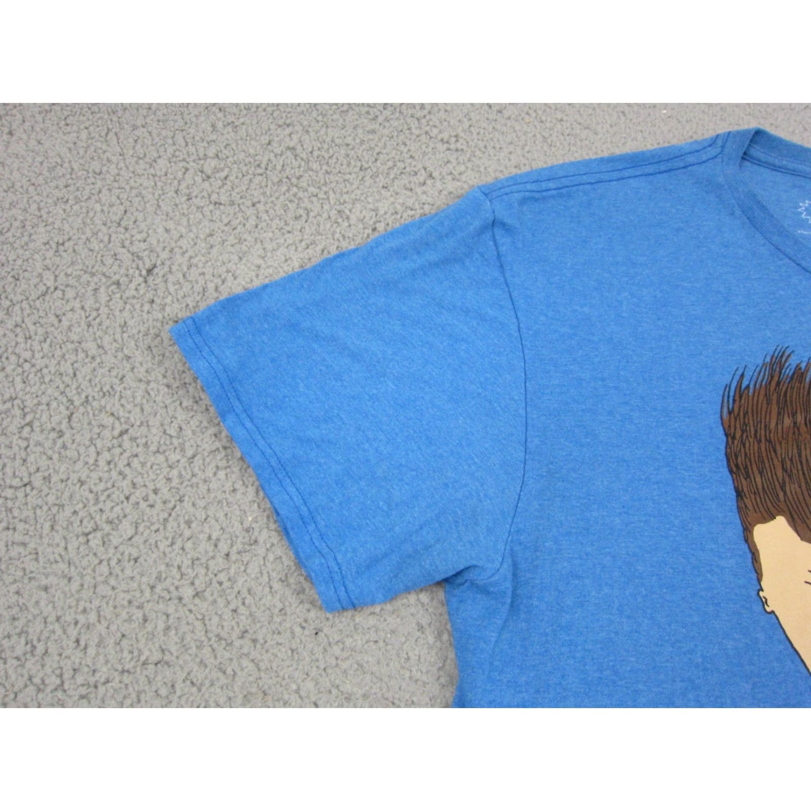 Vintage Beavis and Butt-Head Shirt Mens XL Blue White Crew Neck Tee 90s Graphic T-Shirt Size US XL / EU 56 / 4 - 6 Thumbnail
