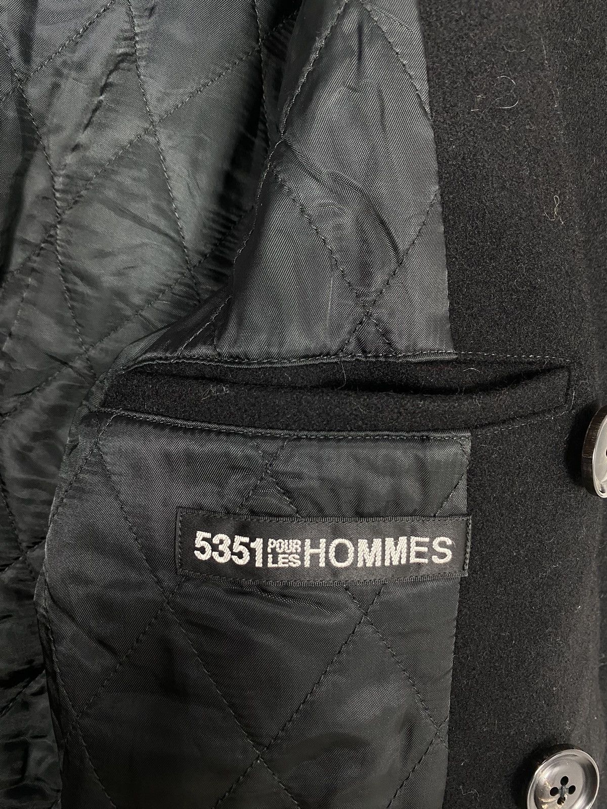 5351 POUR LES HOMMES Rare‼️ 5321 Pour Les Hommes Wool Pea Coat Size US XS / EU 42 / 0 - 6 Thumbnail