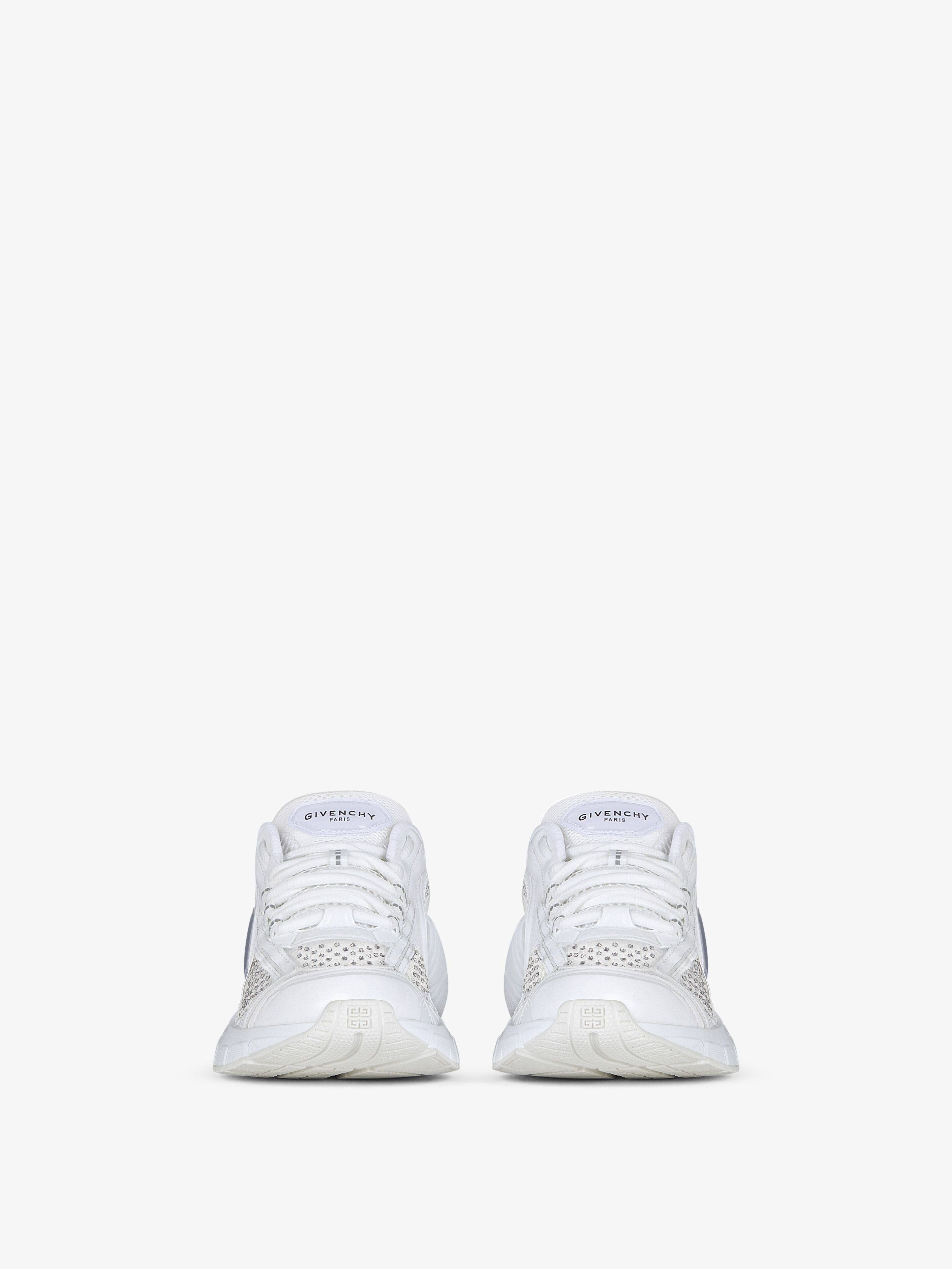 Givenchy o1loc1c0724 MX Runner Sneakers in White Size US 8 / IT 38 - 3 Thumbnail