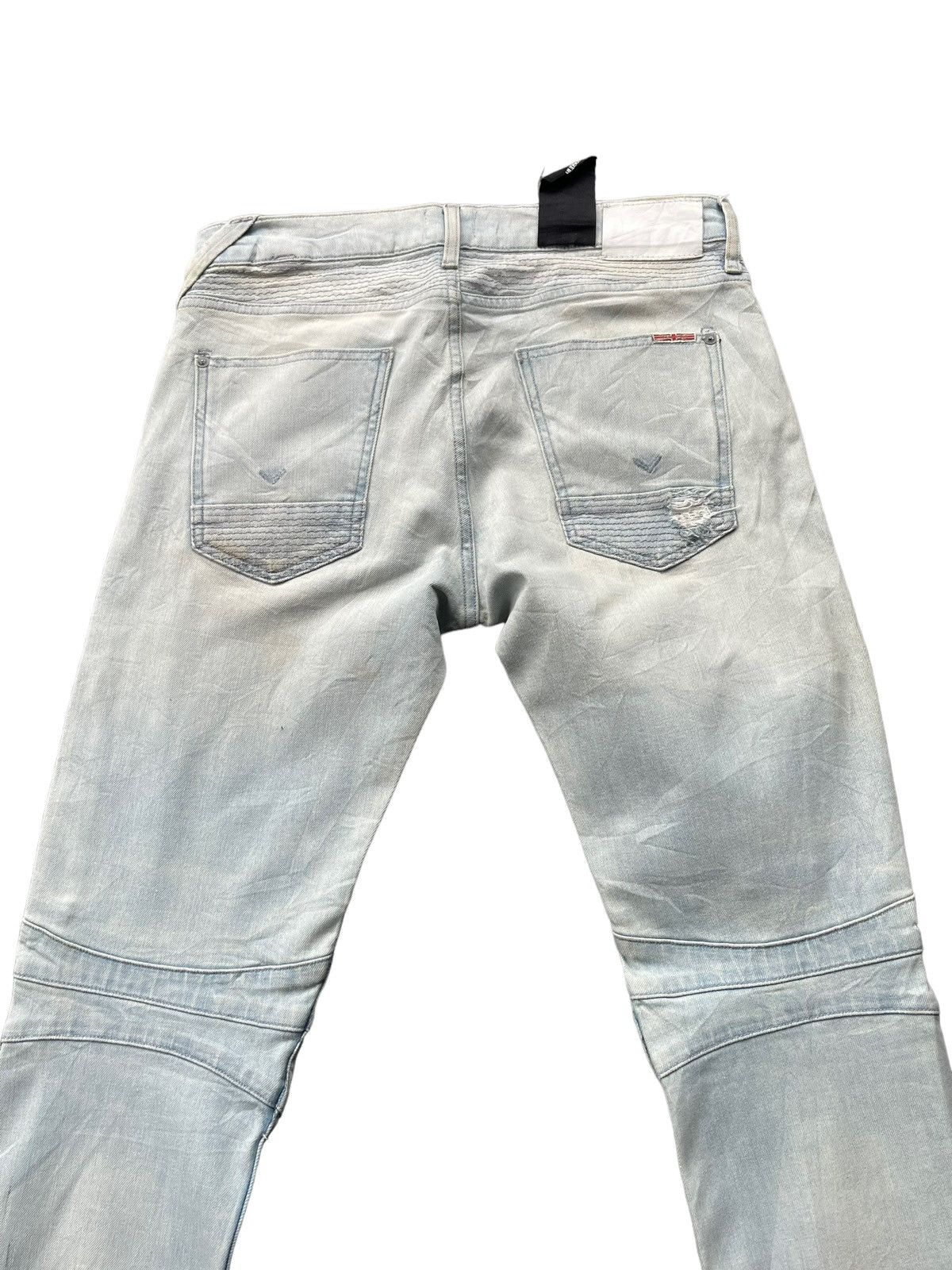 Hudson Hudson Skinny Biker Faded & Distresed Size US 34 / EU 50 - 10 Thumbnail
