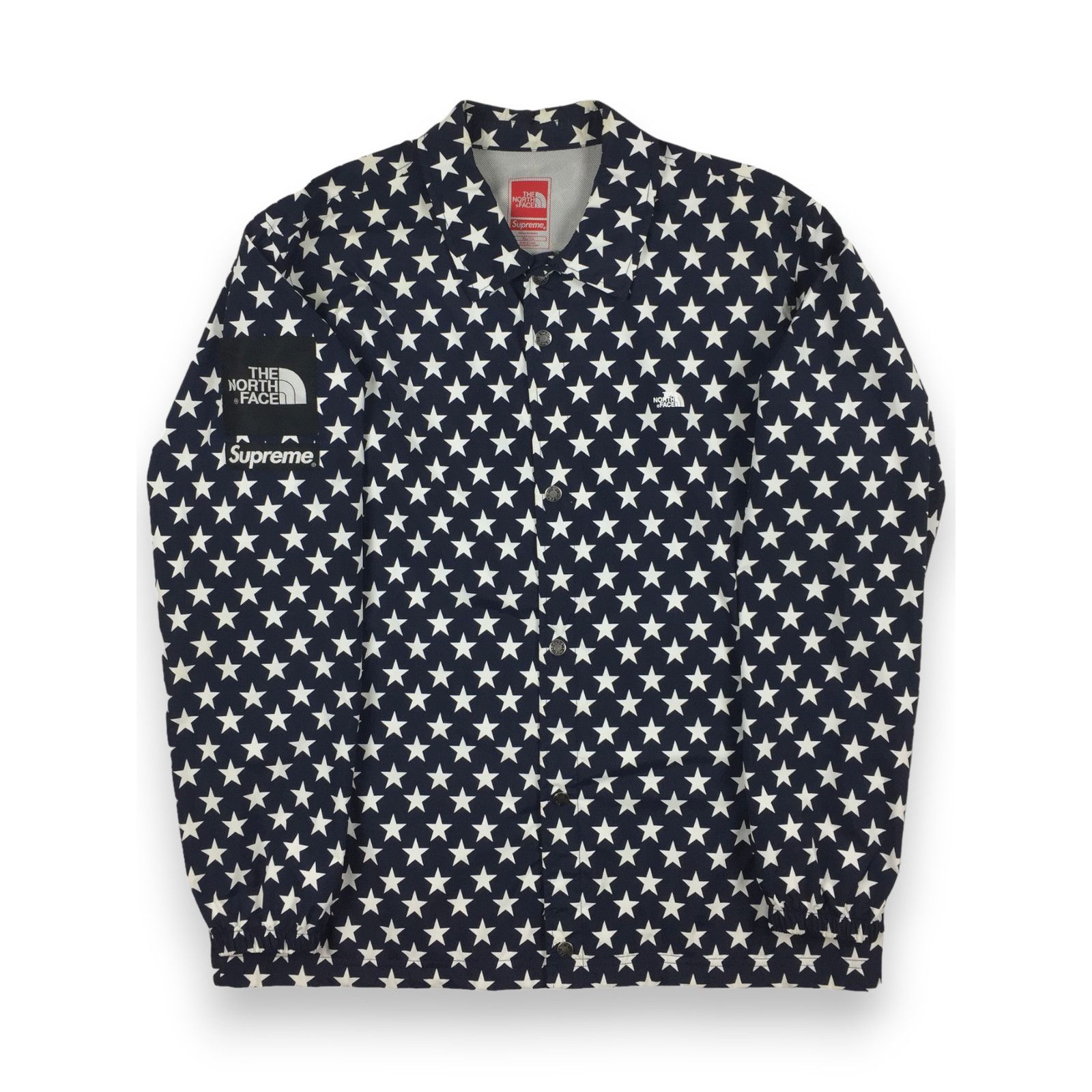 Supreme 2015 Supreme x The North Face Packable Navy Stars Coach Size US XL / EU 56 / 4 - 1 Thumbnail