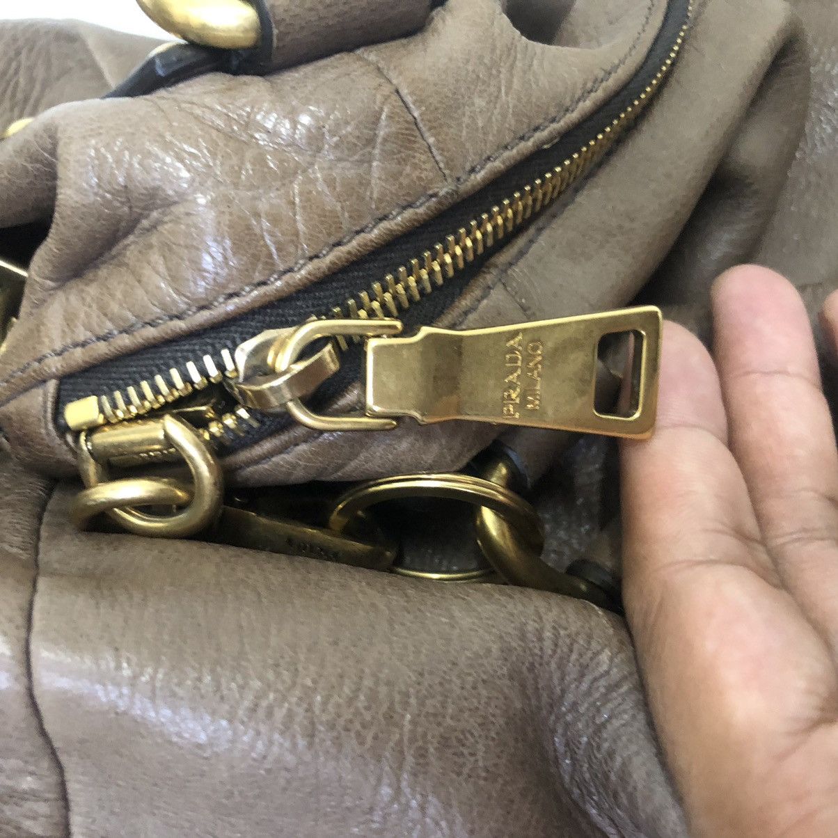 Prada Prada Milano Handbag Size ONE SIZE - 6 Thumbnail