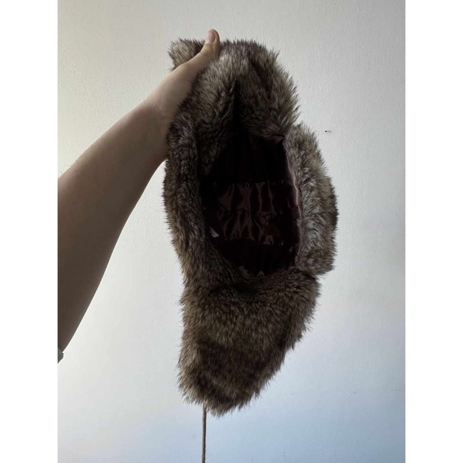 Japanese Brand Ushanka Vintage Fuzzy Warm Trapper Hat Y2K Faux Fur Size ONE SIZE - 5 Thumbnail