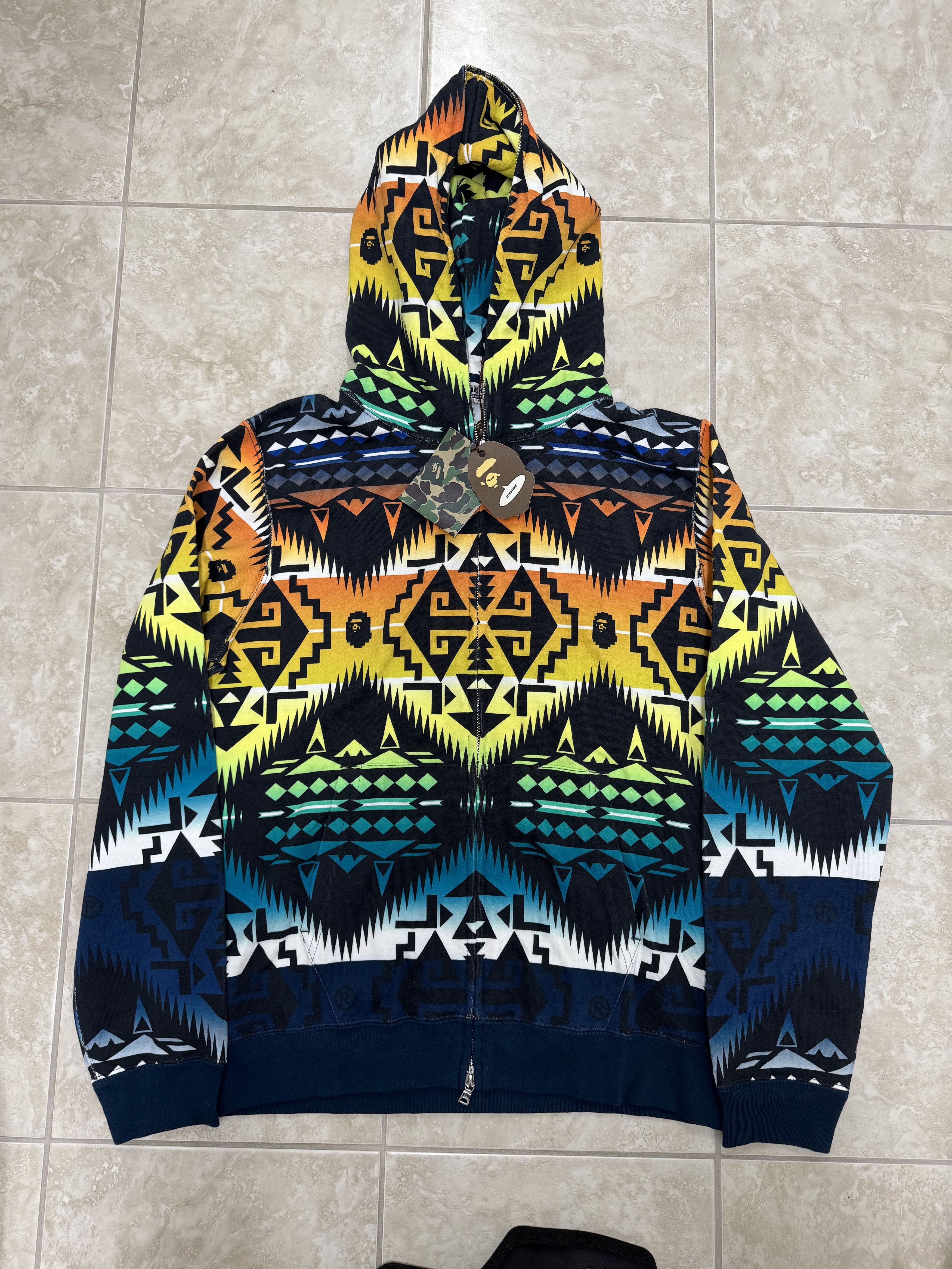 Tribal Zip Hoodie | Grailed