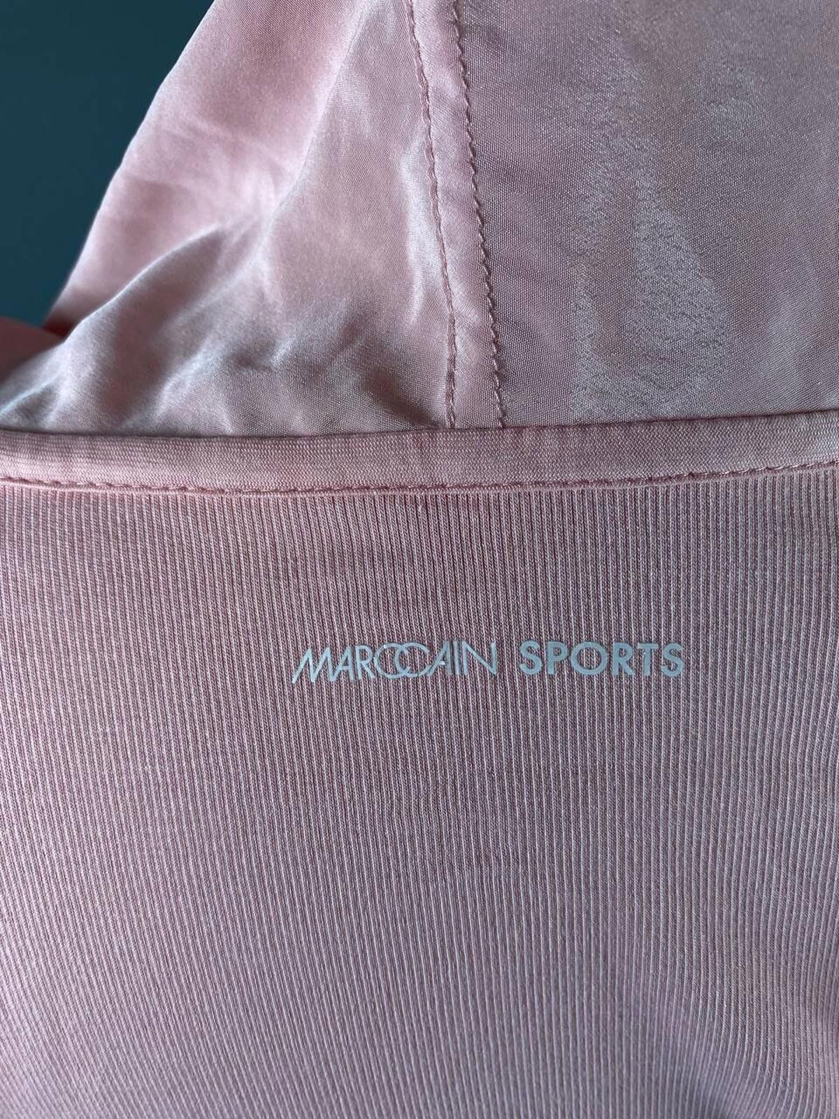 Designer Marc Cain Sport Pink Open Front Cardigan Sweater Size M Size M / US 6-8 / IT 42-44 - 9 Thumbnail