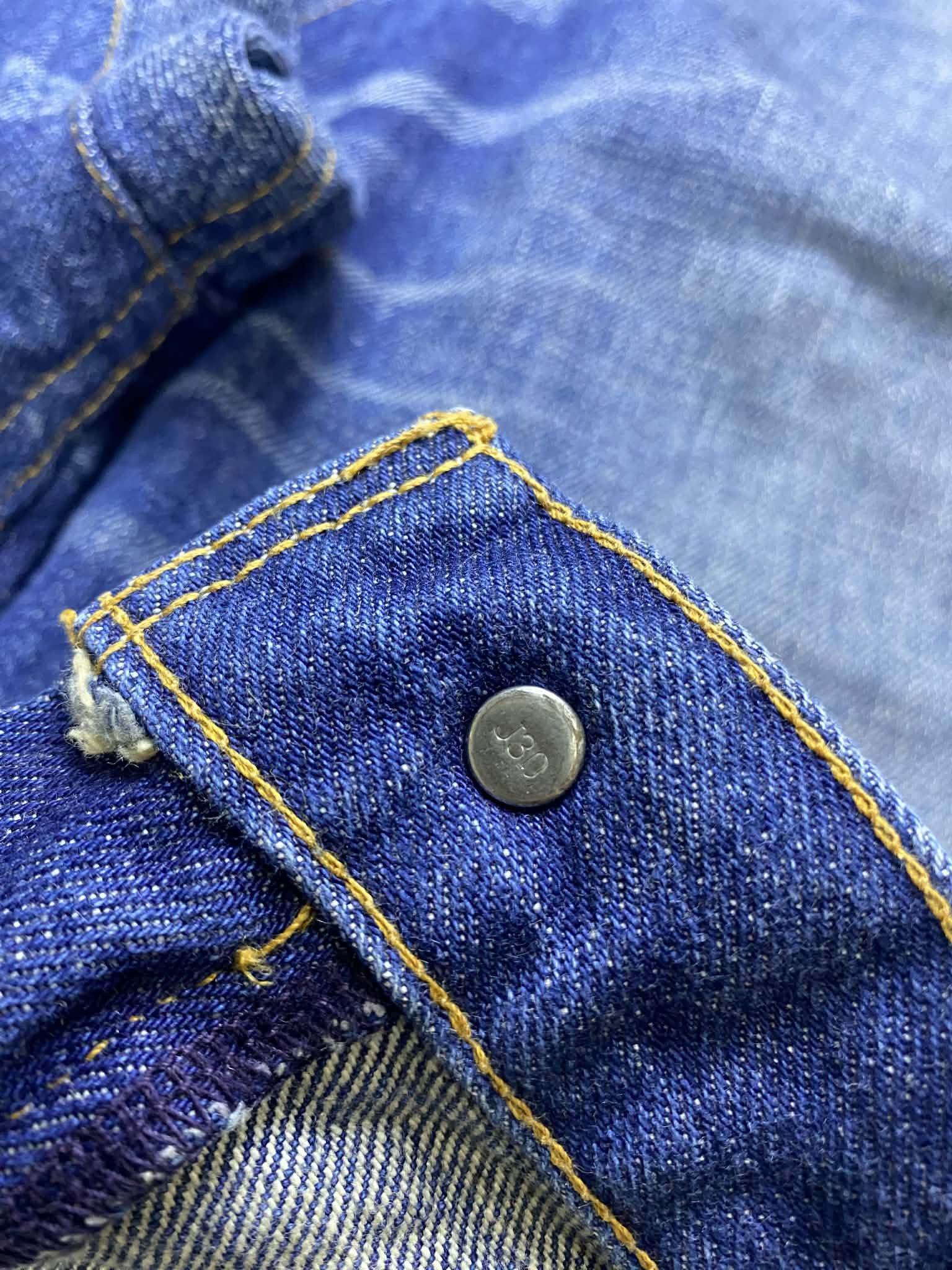Fragment Design × Levi's Levi’s Fenom x Fragment Design Selvedge Denim Pants Size US 30 / EU 46 - 3 Thumbnail