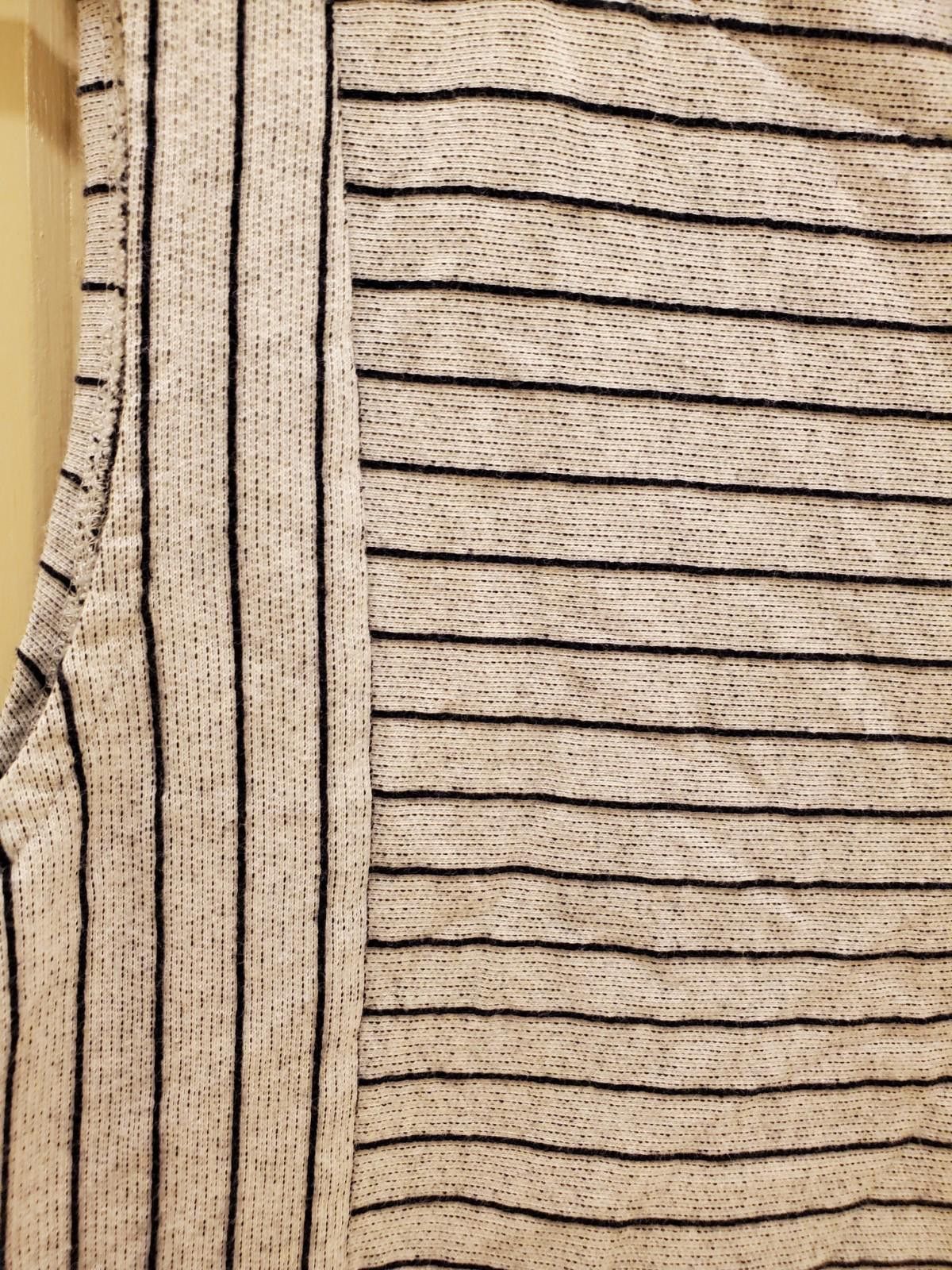 J.Crew J. Crew Gray Navy Blue Striped Knit TankTop Small Size S / US 4 / IT 40 - 2 Thumbnail