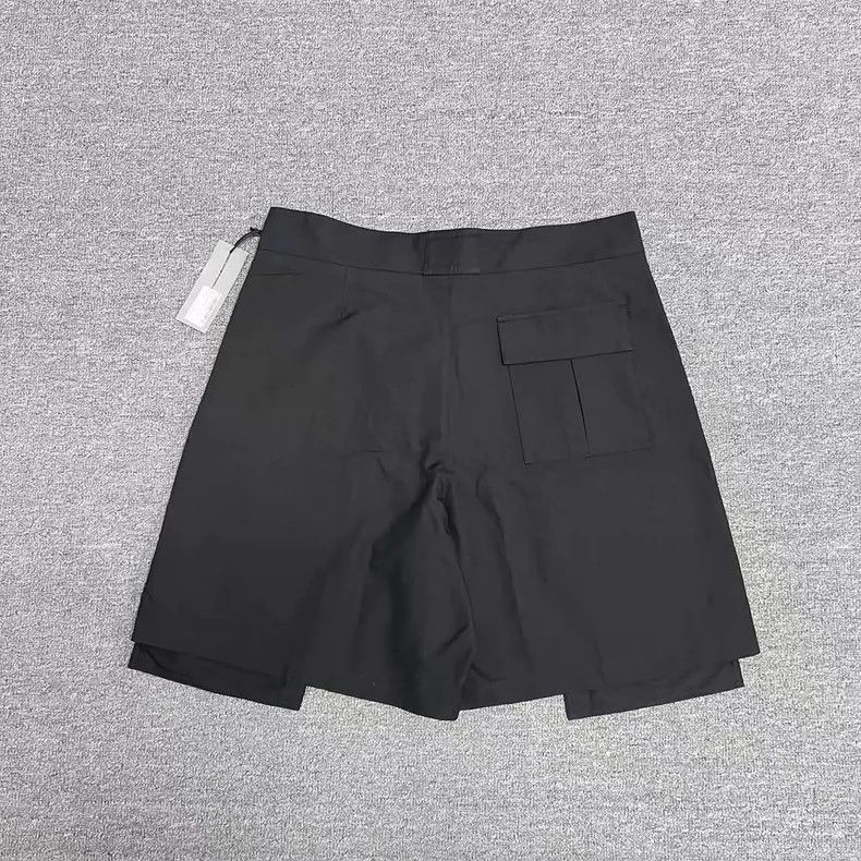 Dior Dior Black satin functional buckle workwear shorts 2501-Nex Size US 36 / EU 52 - 2 Thumbnail