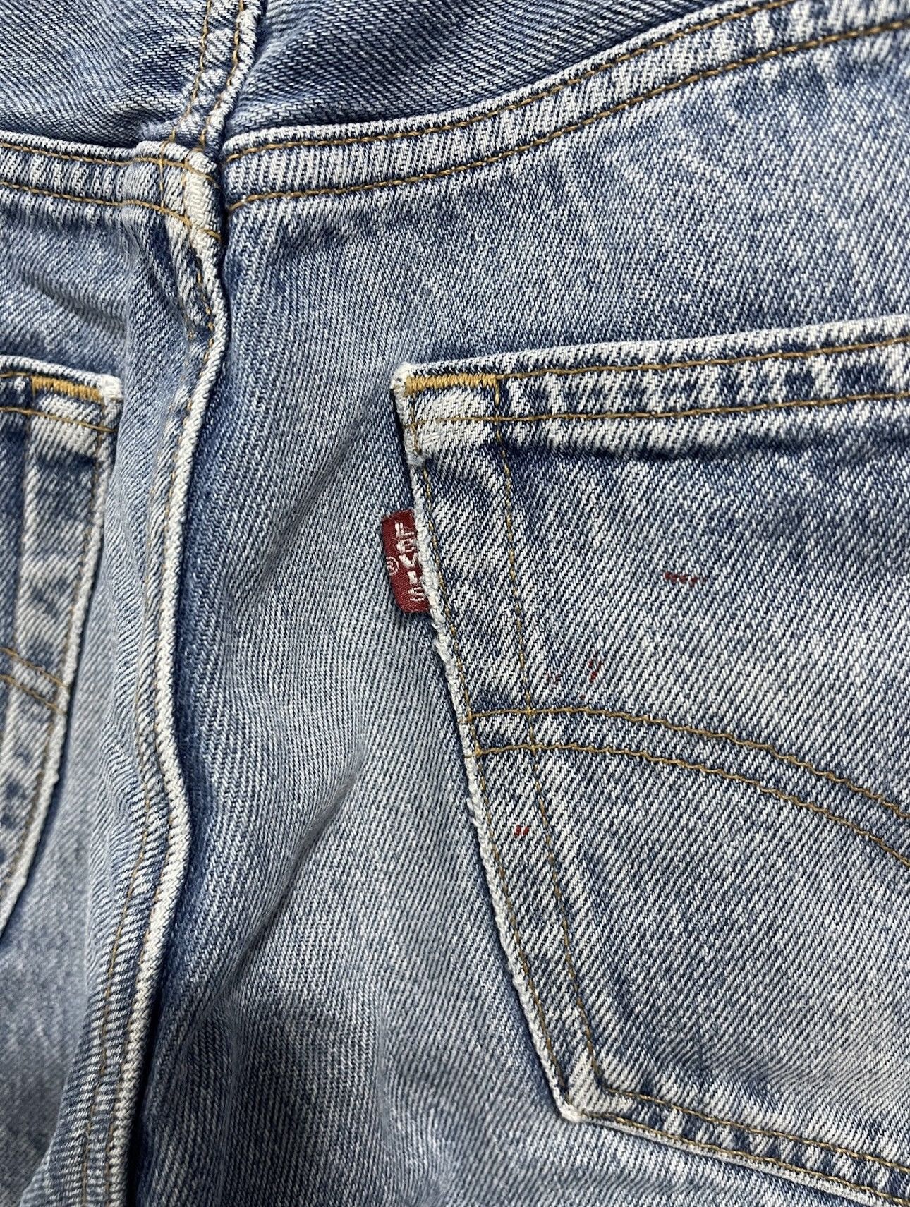 Levi's VINTAGE 90s LEVIS 501 NON SELVEDGE 34x33 STAMP 524 Size US 31 - 15 Thumbnail