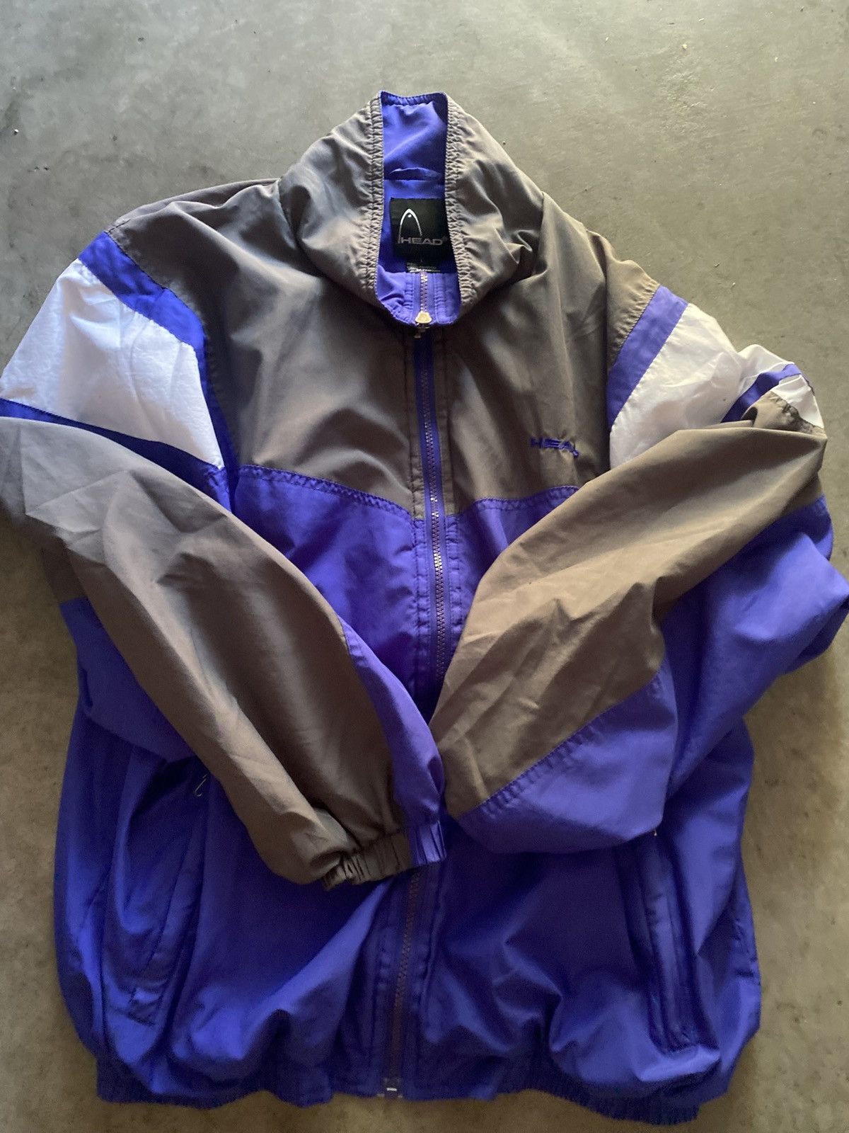 Vintage Vintage Head Tennid Jacket Windbreaker Size US L / EU 52-54 / 3 - 5 Thumbnail